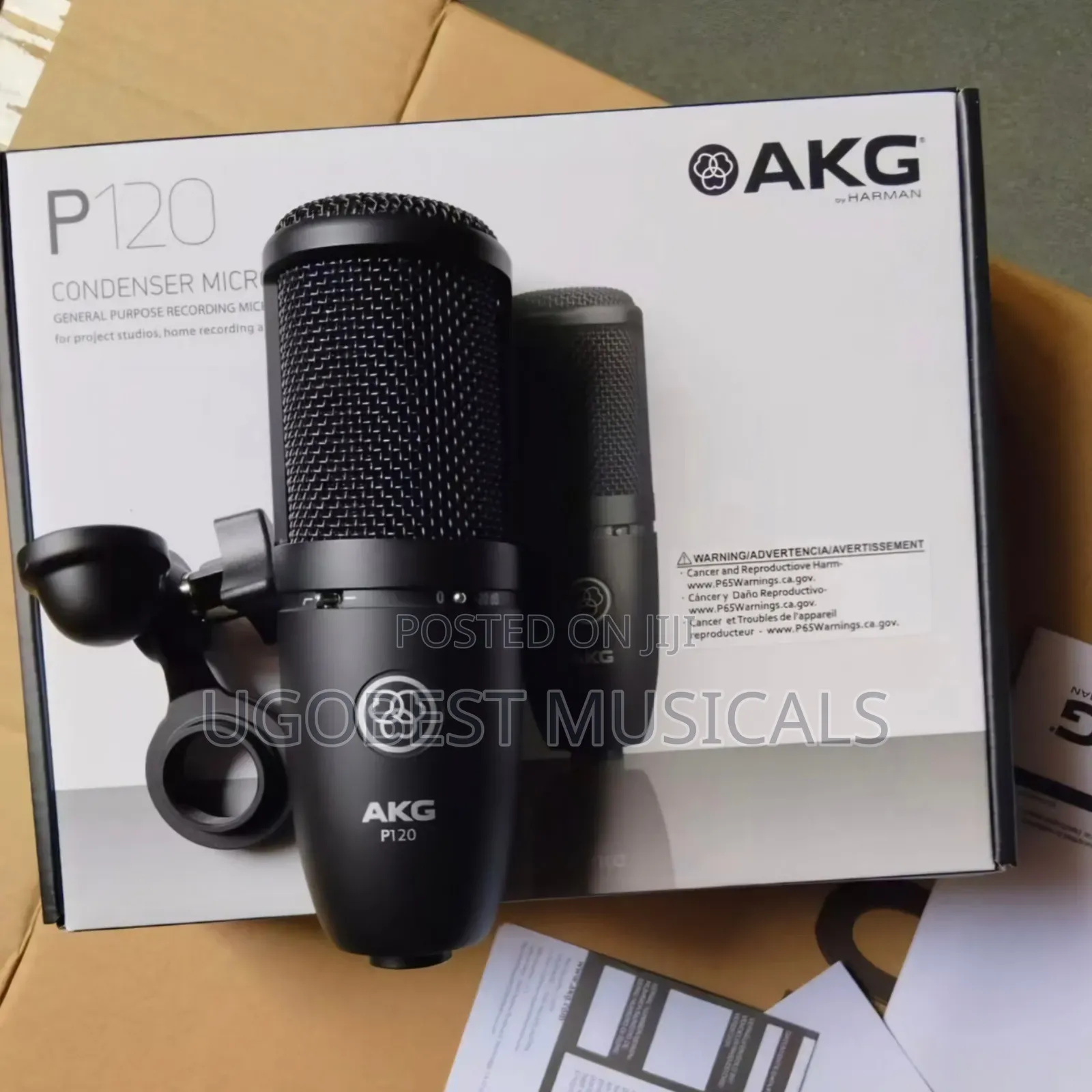 AKG P120 Professional Large-Diaphragm Studio Condenser Microphone