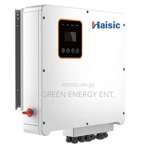 Bundle: Haisic 8KVA Inverter + 15KWh Battery + 600W Solar Panels (X12)