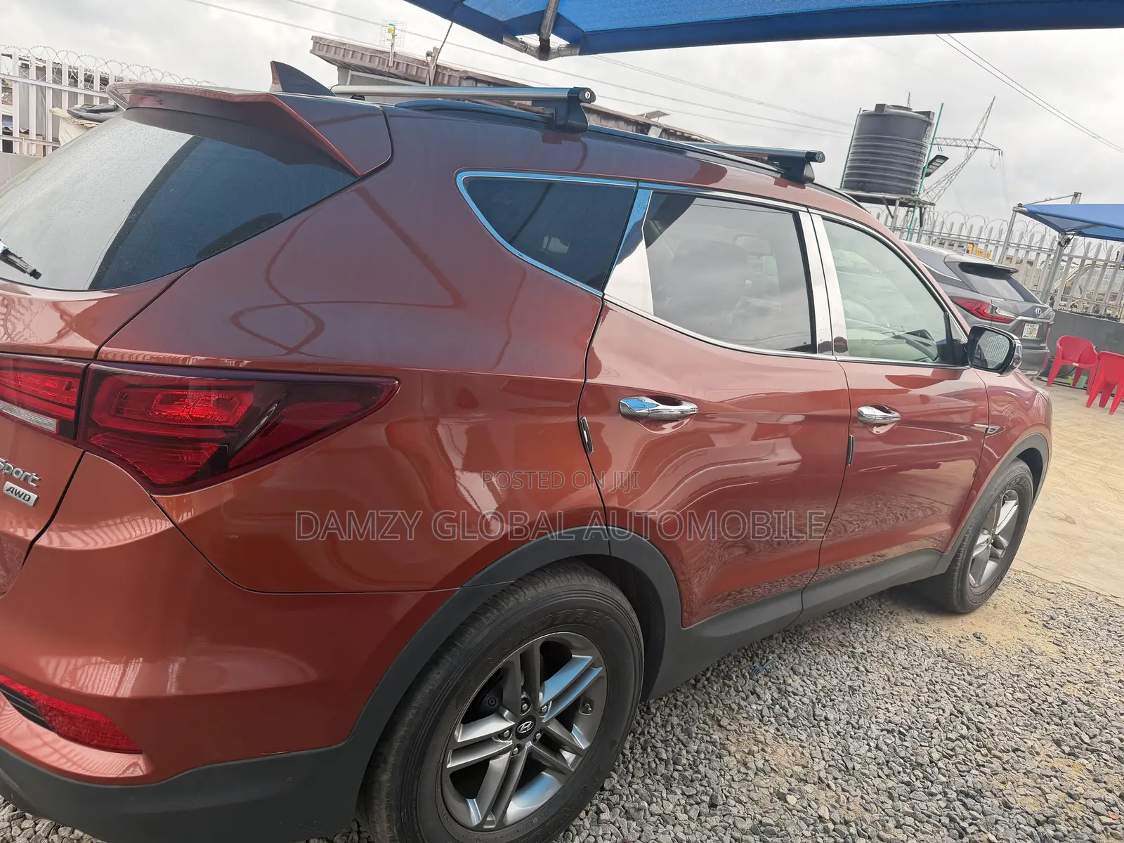 Hyundai Santa Fe SE AWD 2017 Red