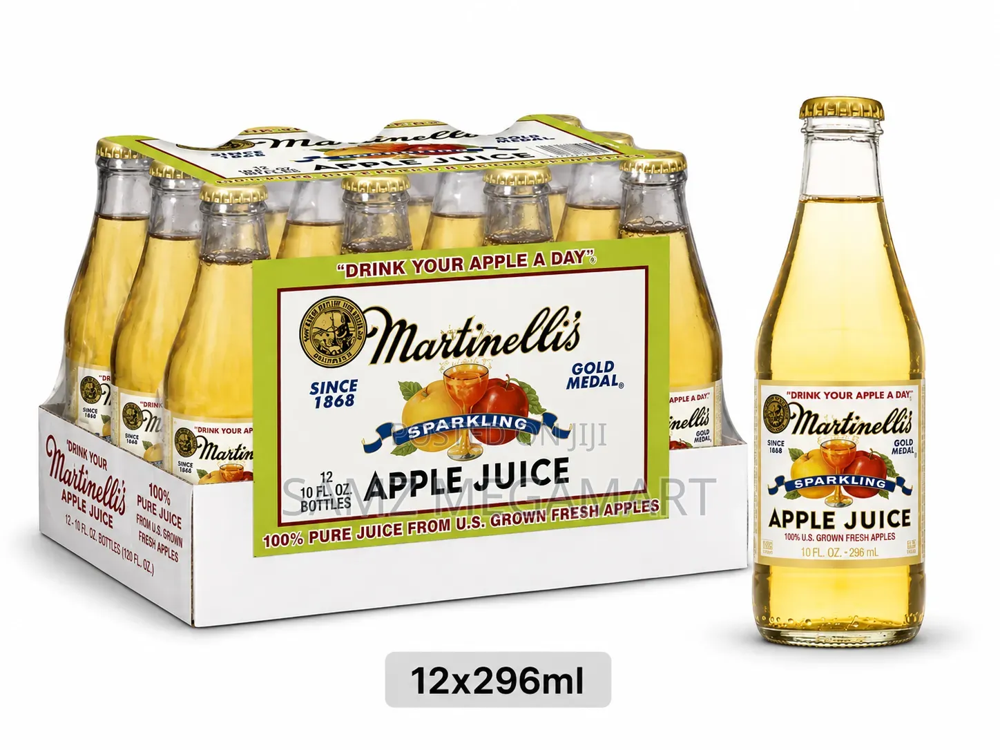 Martinelli's Sparkling Apple Juice 12x296ml