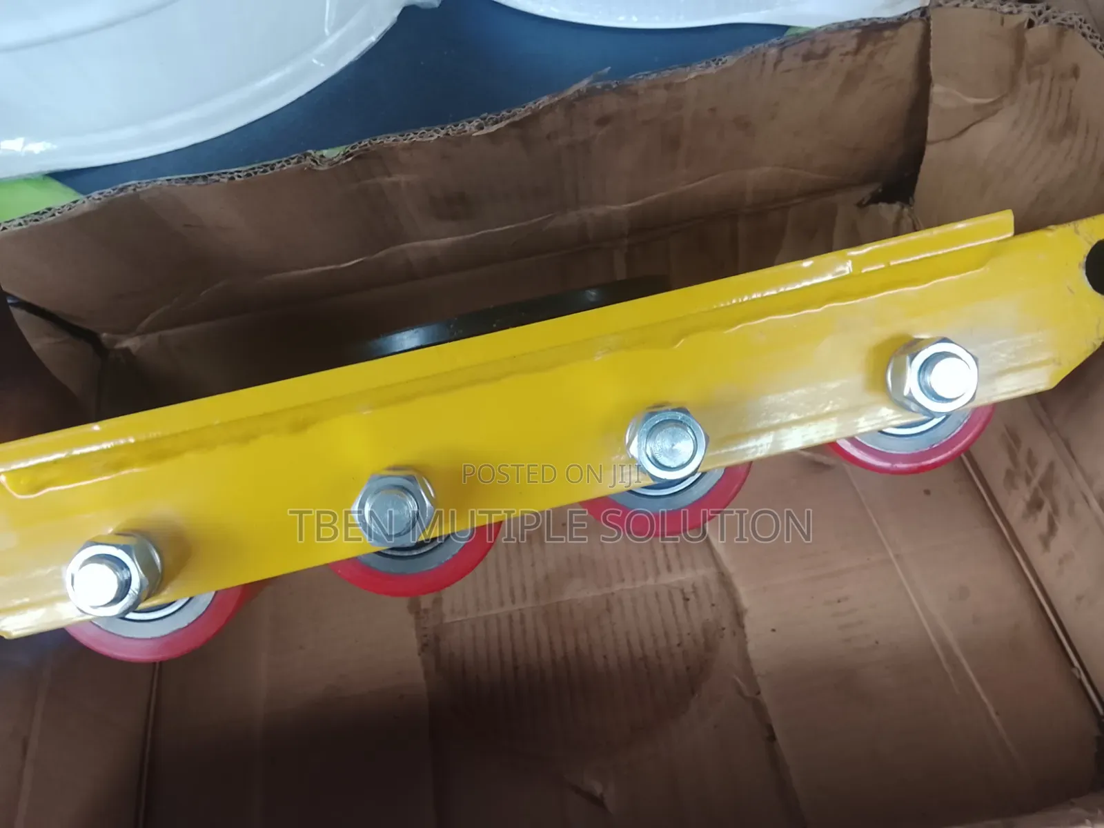 Industrial 20ton Cargo Trolley / Machinery Skate Roller