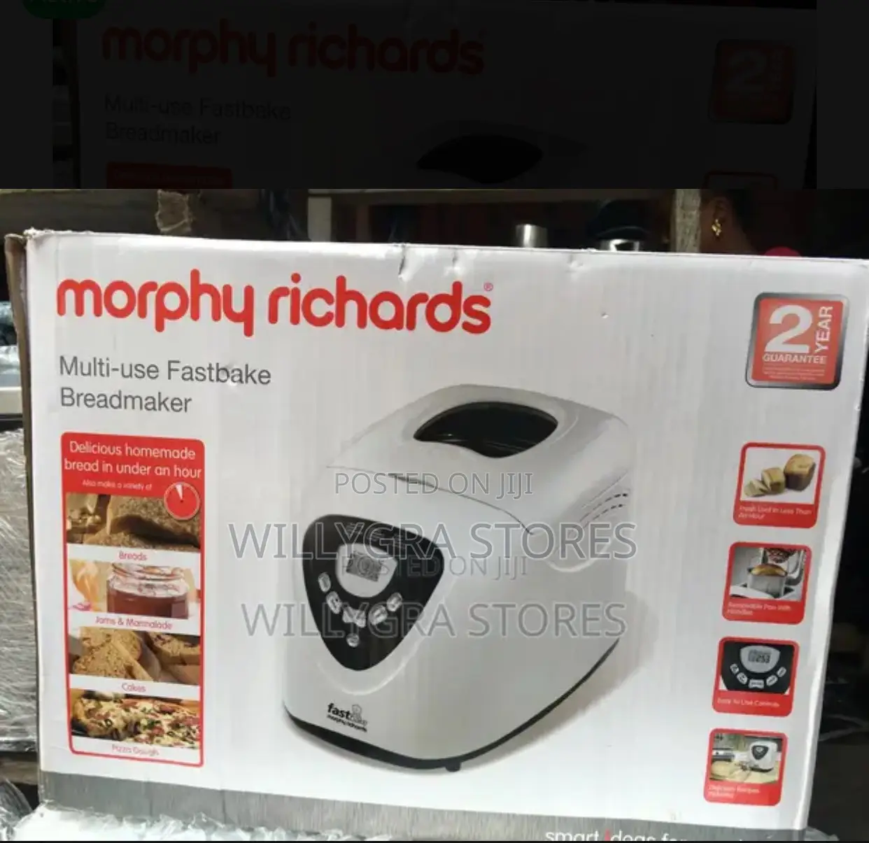 Morphy Richards Fast Bake Cool Touch Bread Maker