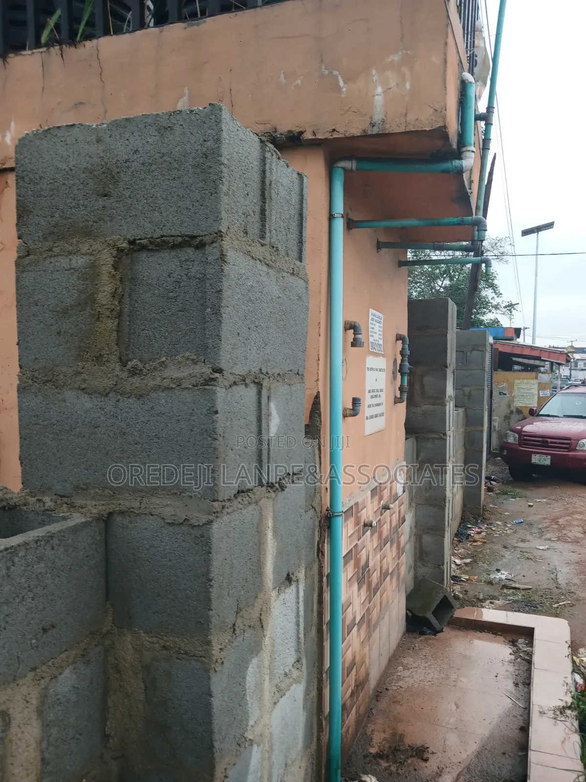 Prime Commercial 2 Plots of Land Facing the Road at Funmilayo