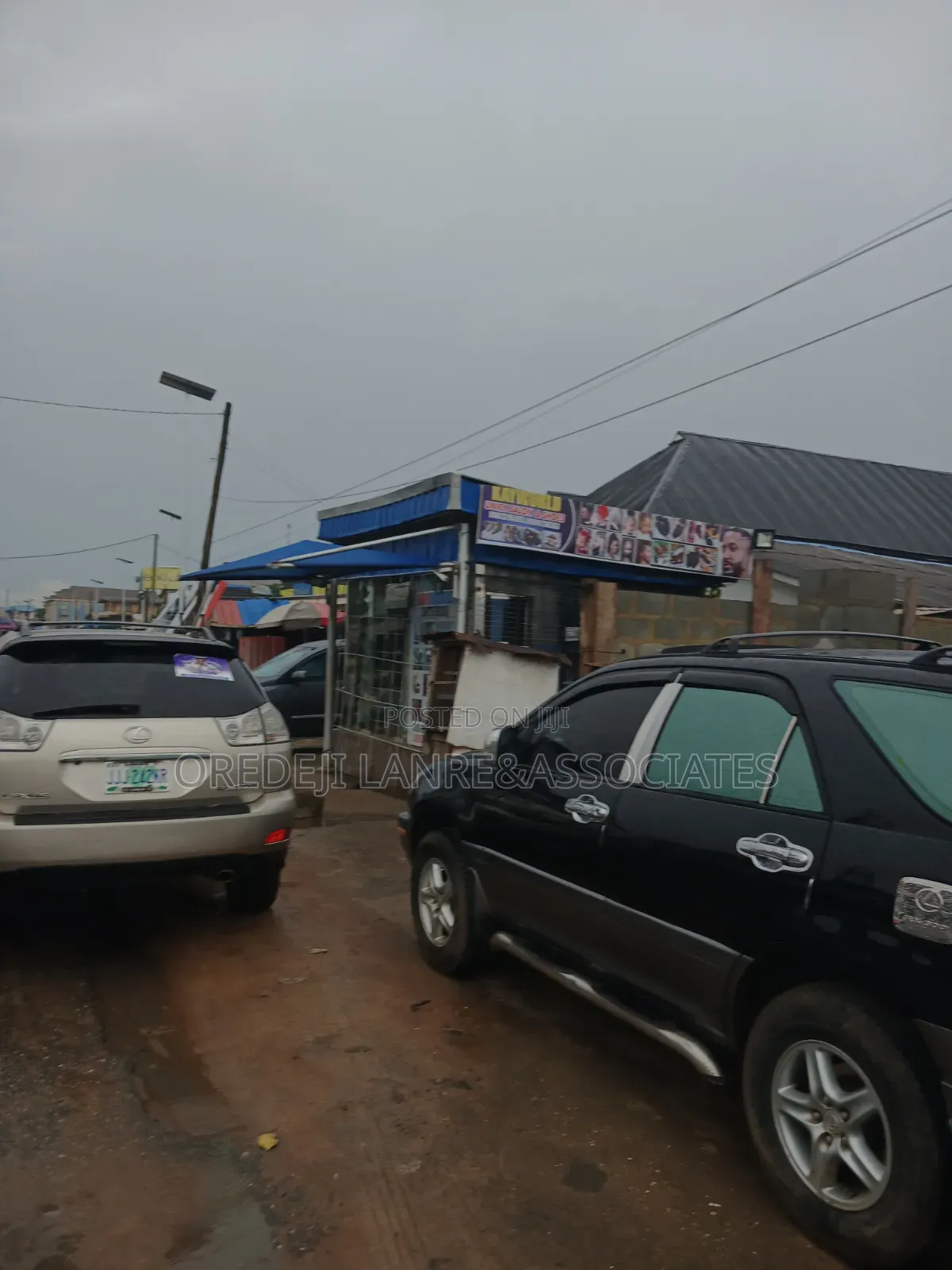 Prime Commercial 2 Plots of Land Facing the Road at Funmilayo