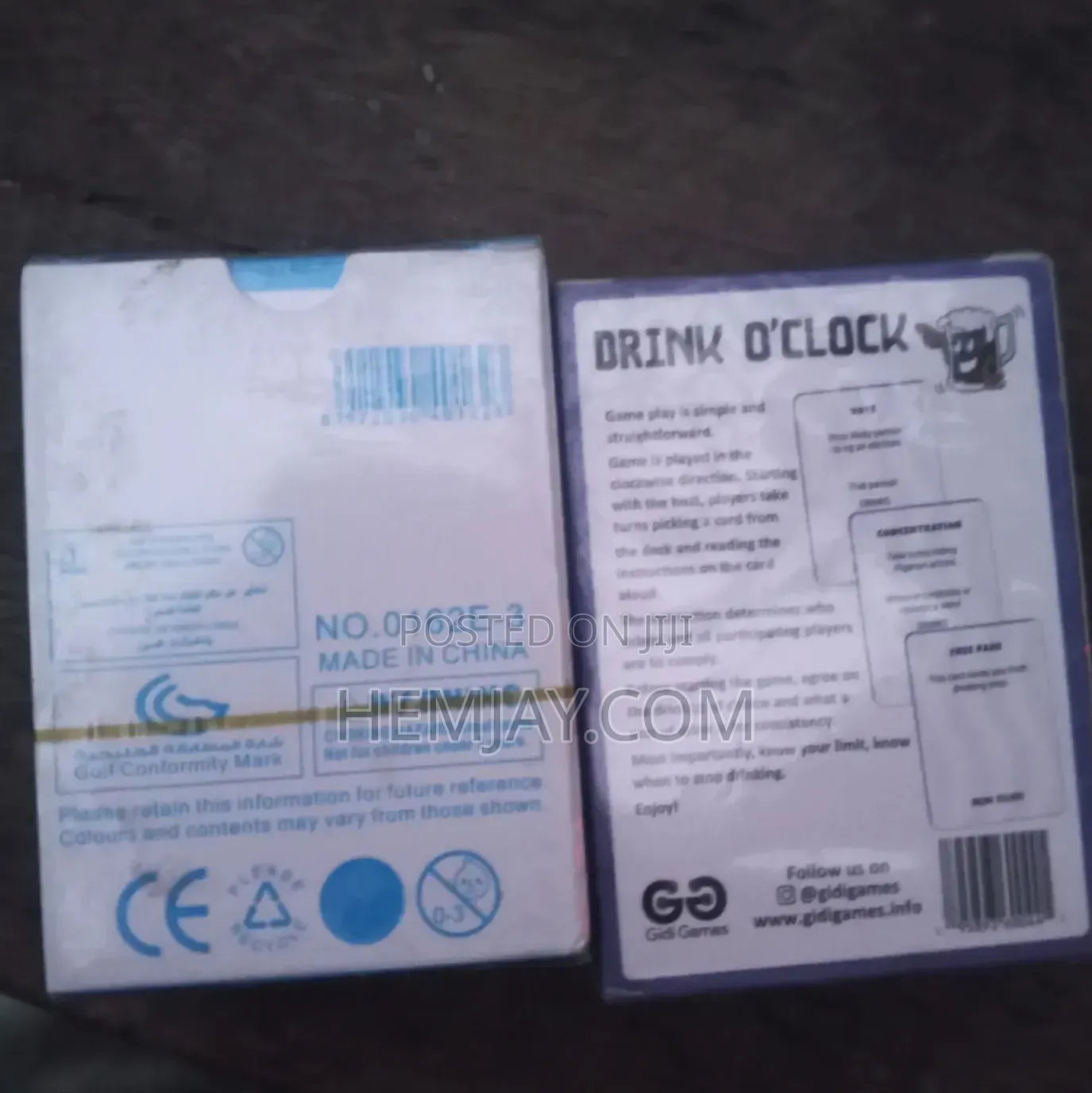 (2in1 Party Cards). Do or Drink DRINK O'CLOCK CARD GAMES