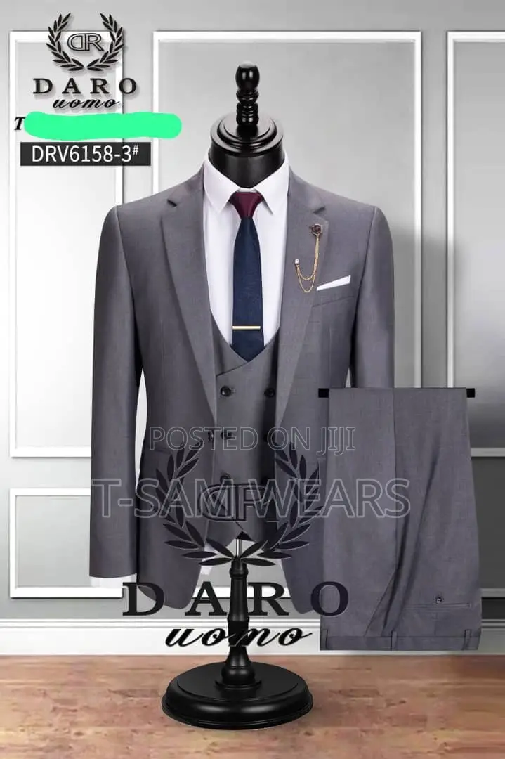 Daro Plain Three Pieces Turkish Suit