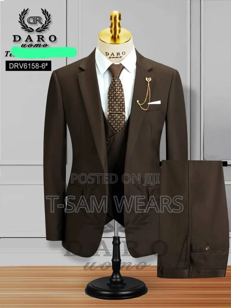 Daro Plain Three Pieces Turkish Suit