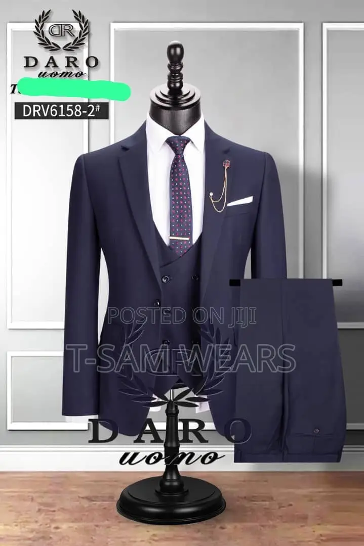 Daro Plain Three Pieces Turkish Suit