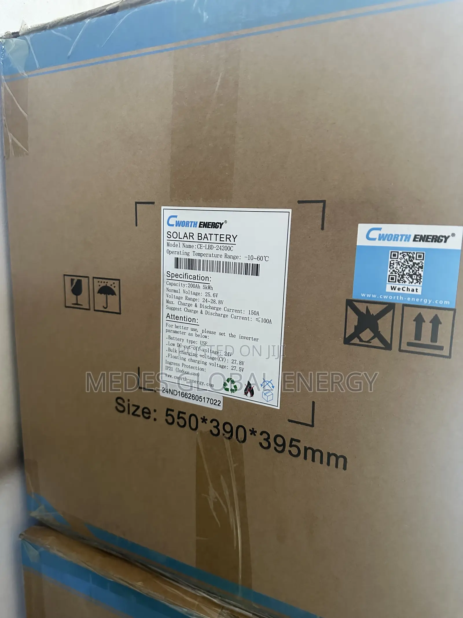 5kwh 24v Cworth Brand New Lithium Ion Battery