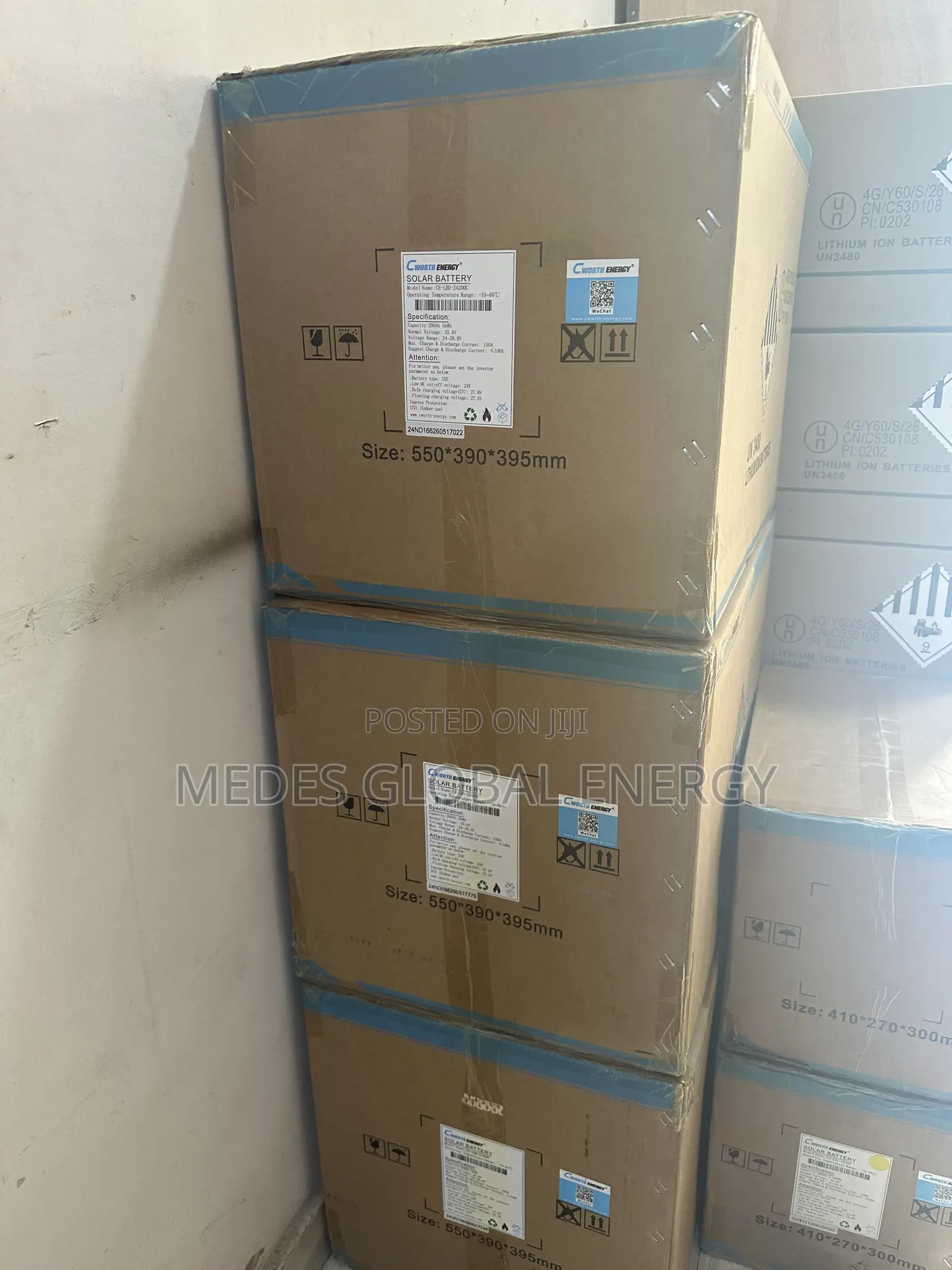 5kwh / 24v Cworth Lithium Batteries Brand New