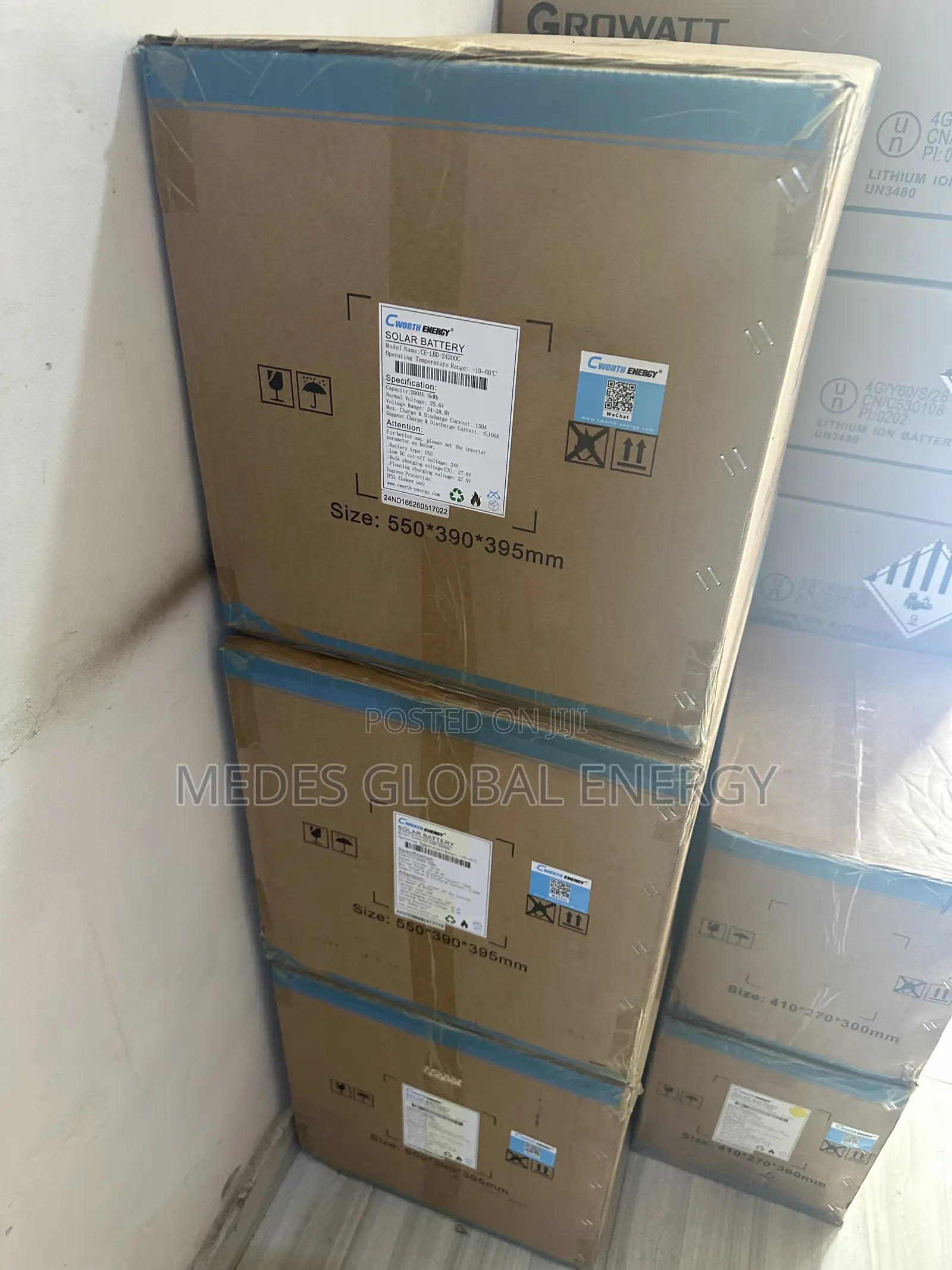 5kwh / 24v Cworth Lithium Batteries Brand New