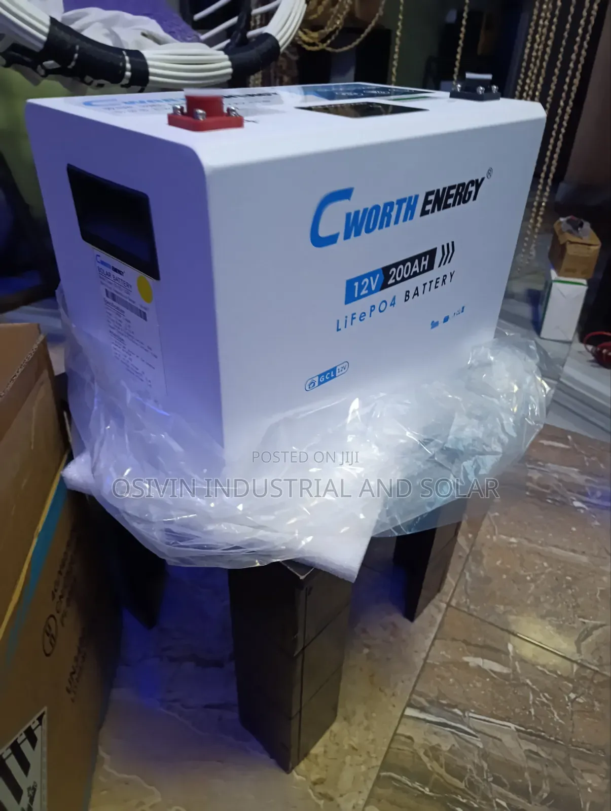 Cworth 200a 12v Lithium Iron Battery With Display
