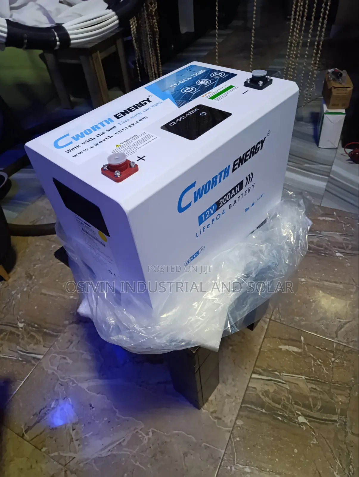 Cworth 200a 12v Lithium Iron Battery With Display