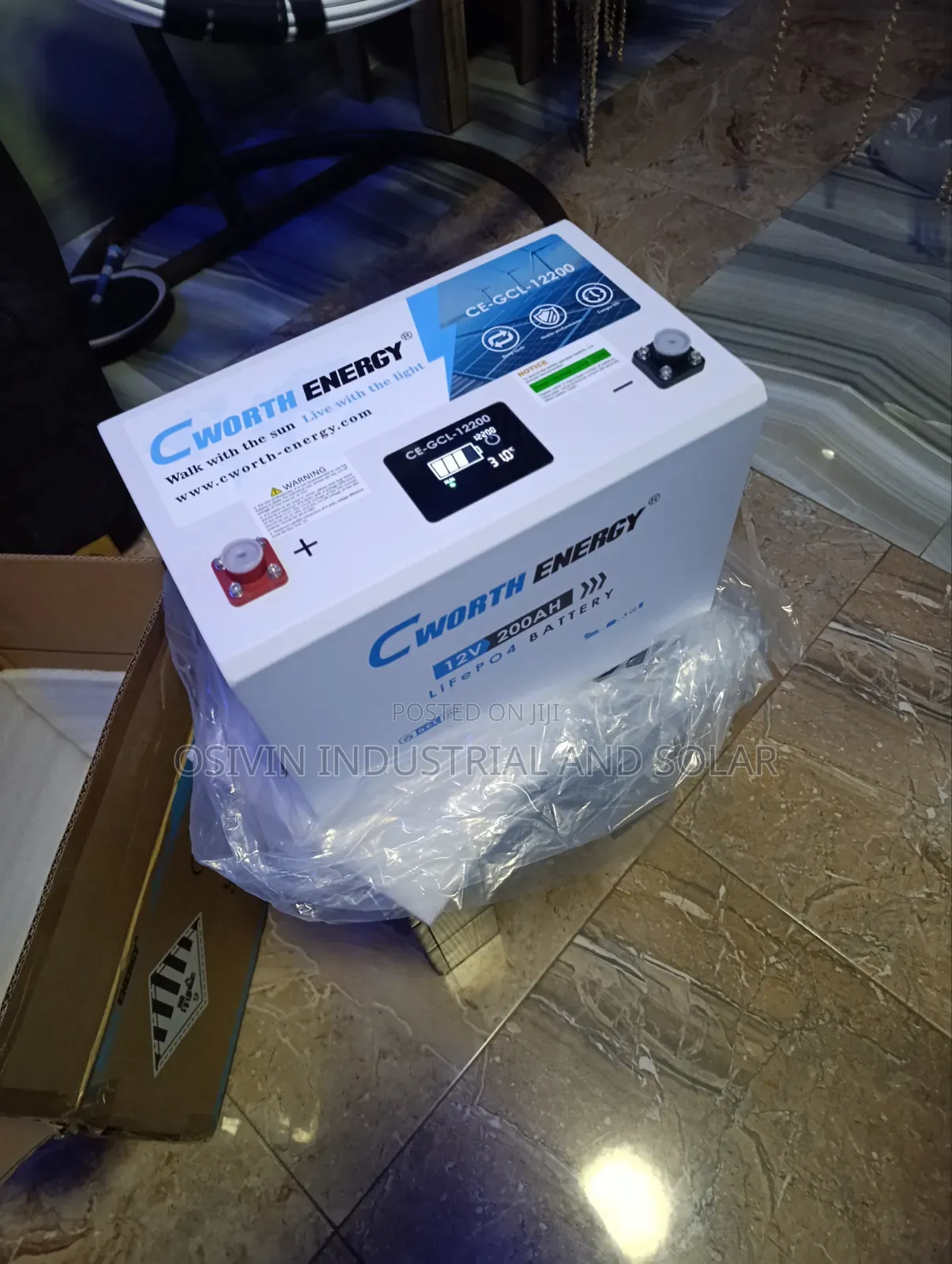 Cworth 200a 12v Lithium Iron Battery With Display