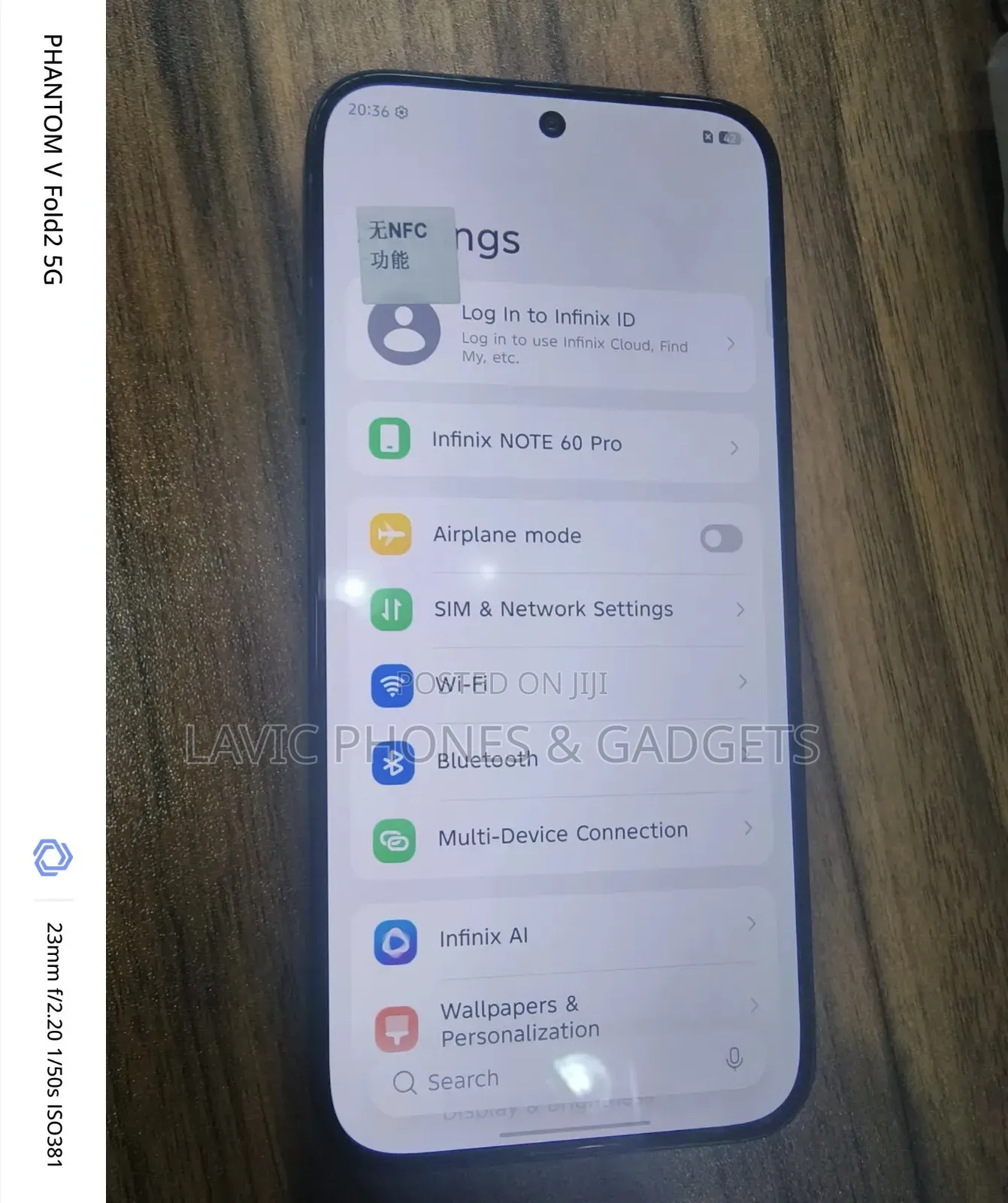 New Infinix Note 60 Pro 256 GB Black