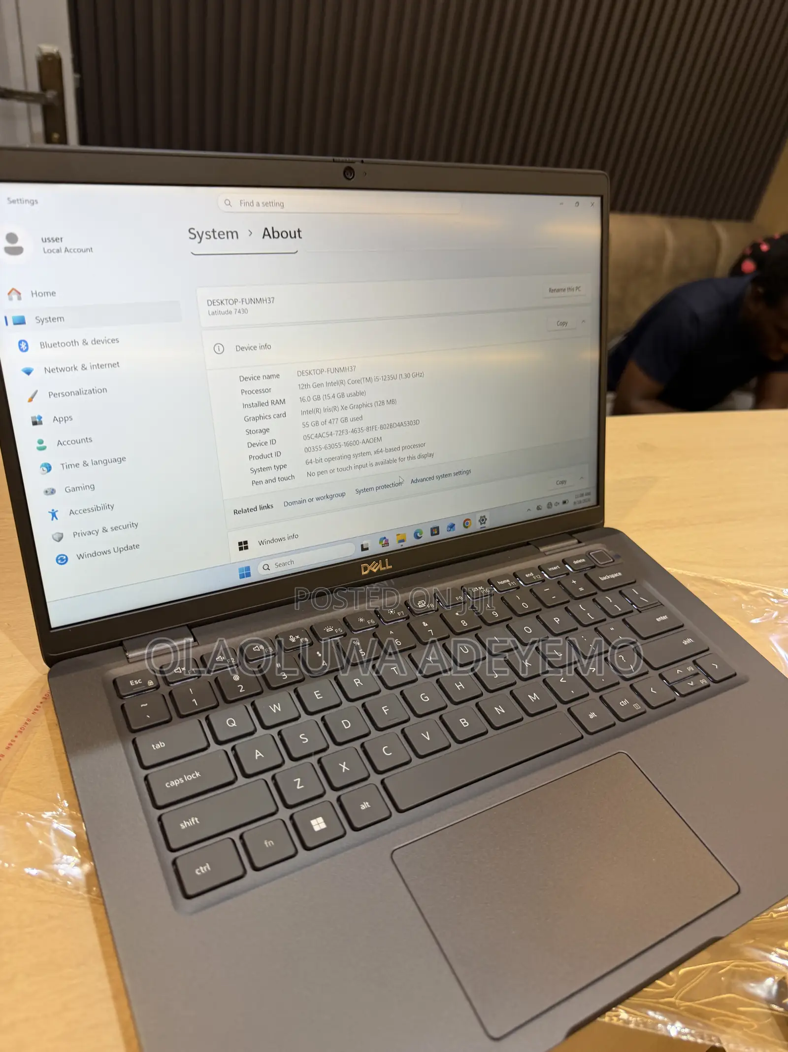 Laptop Dell Latitude 7430 16GB Intel Core i5 SSD 512GB