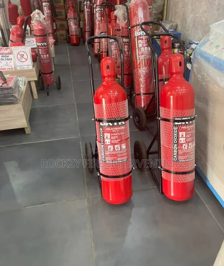 25kg Co2 Fire Extinguisher Onwheel