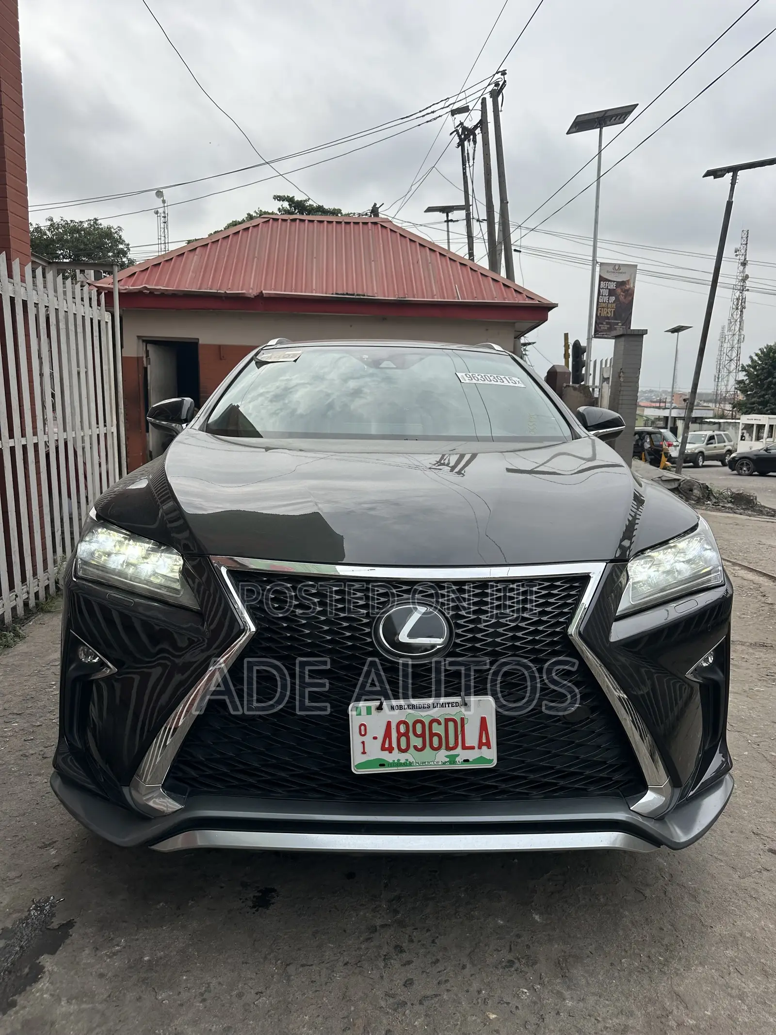 Lexus RX 350 F Sport AWD 2017 Black