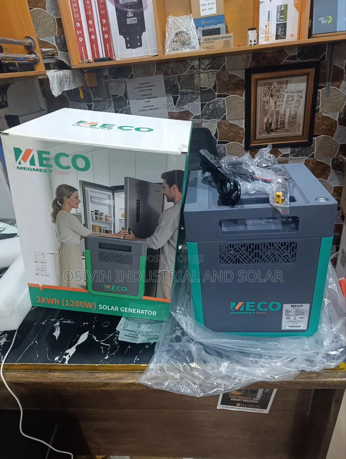 2kwh Meco All in One Solar Generator or Solar System