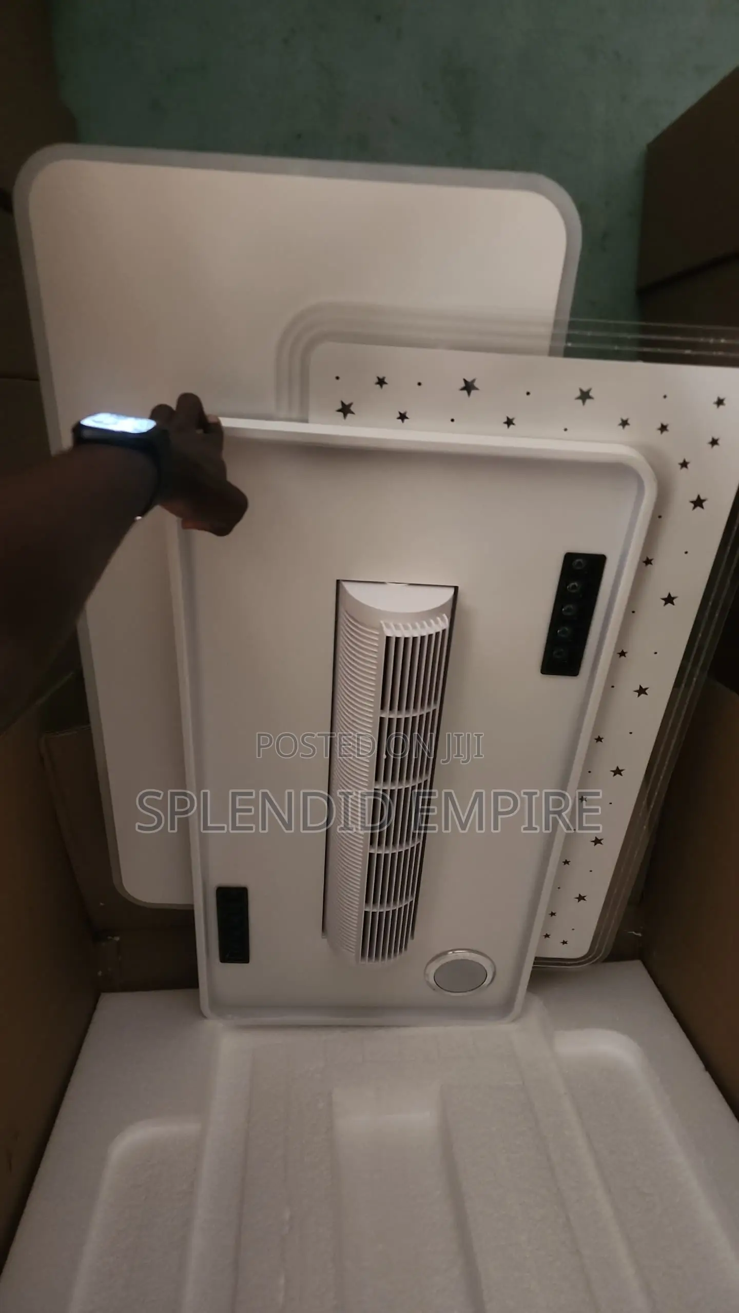 Bladeless Dan Ceiling Flush With Speaker