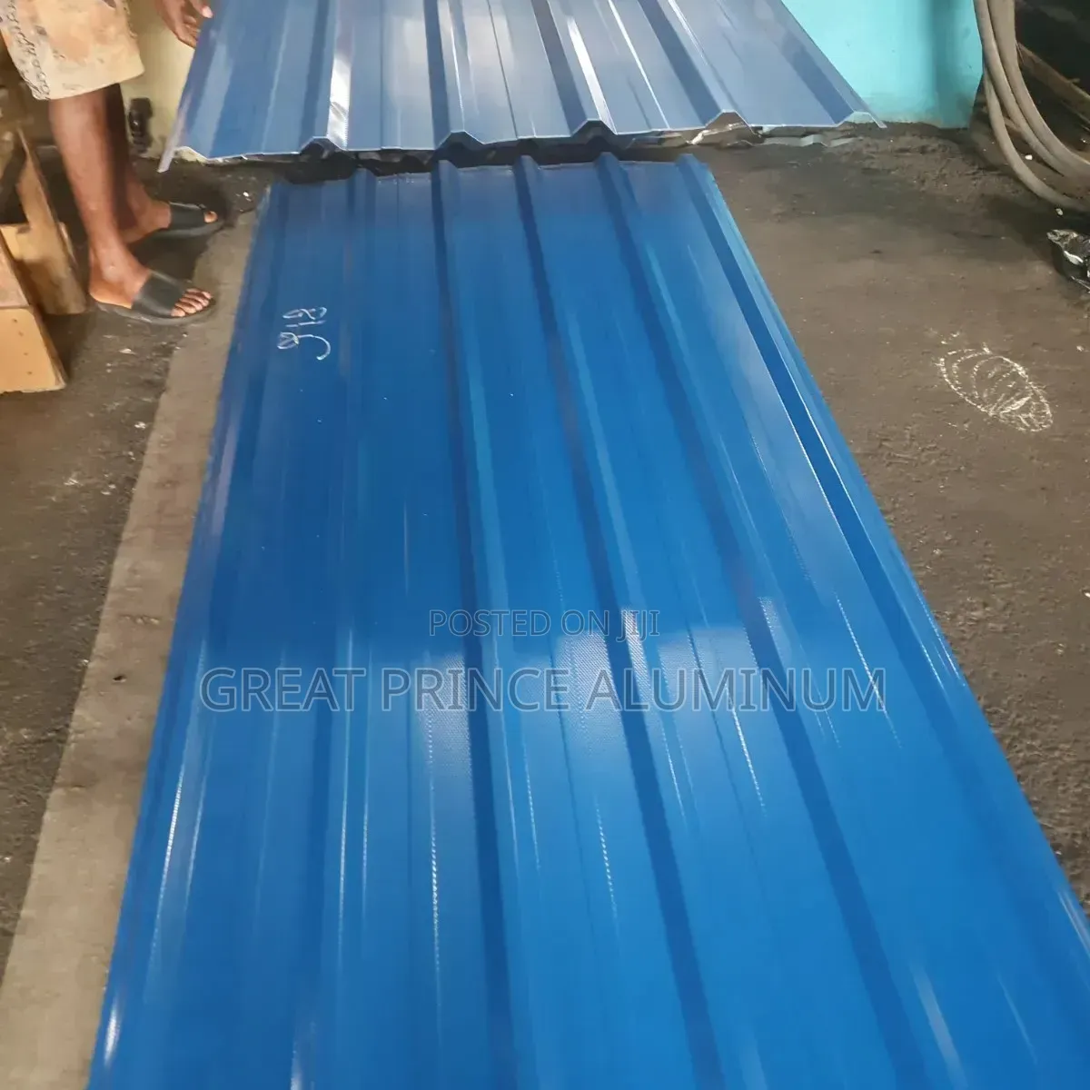 Aluminum Roofing Sheet Black Blue and Brown