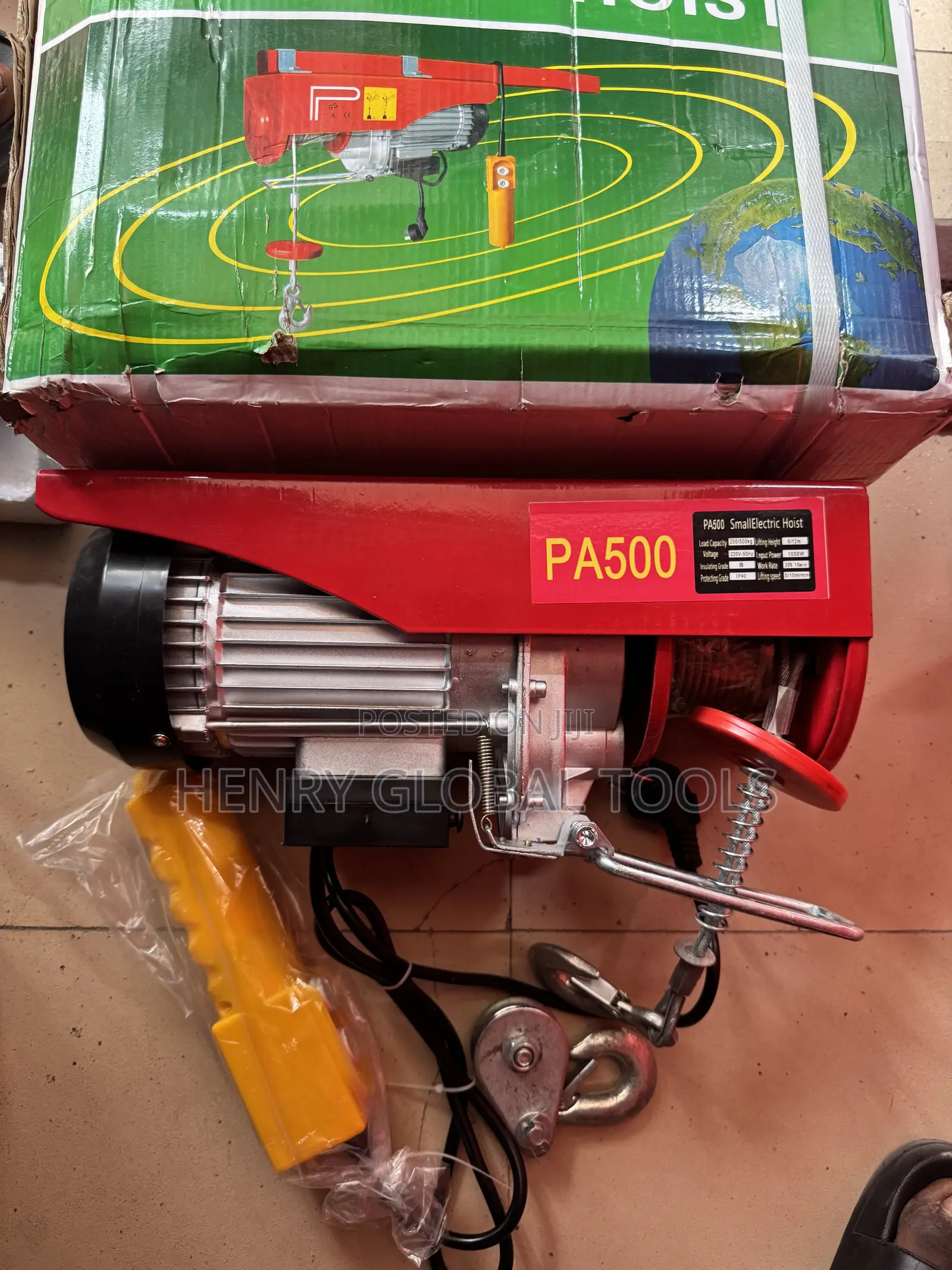500kg  PA500 Electric Wire Rope Hoist