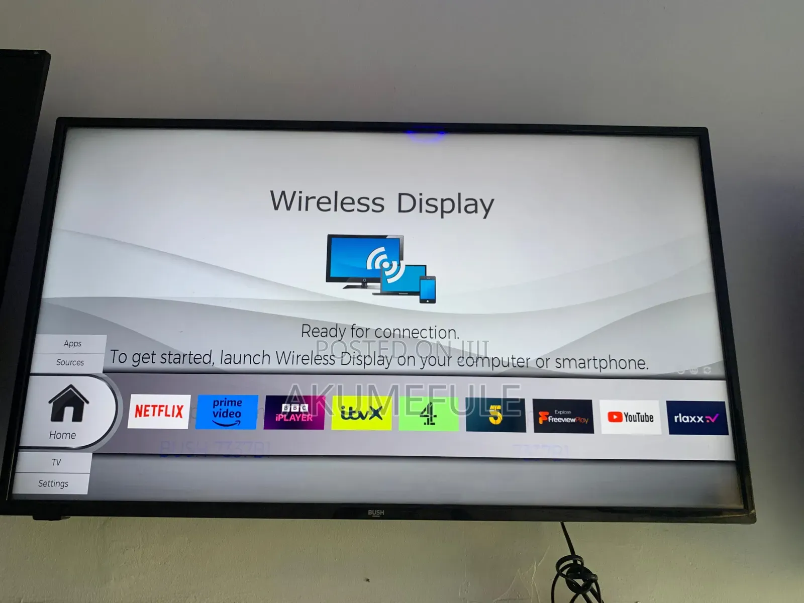 Bush Smart TV 43 Inches Display With Netflix YouTube and Many Apps