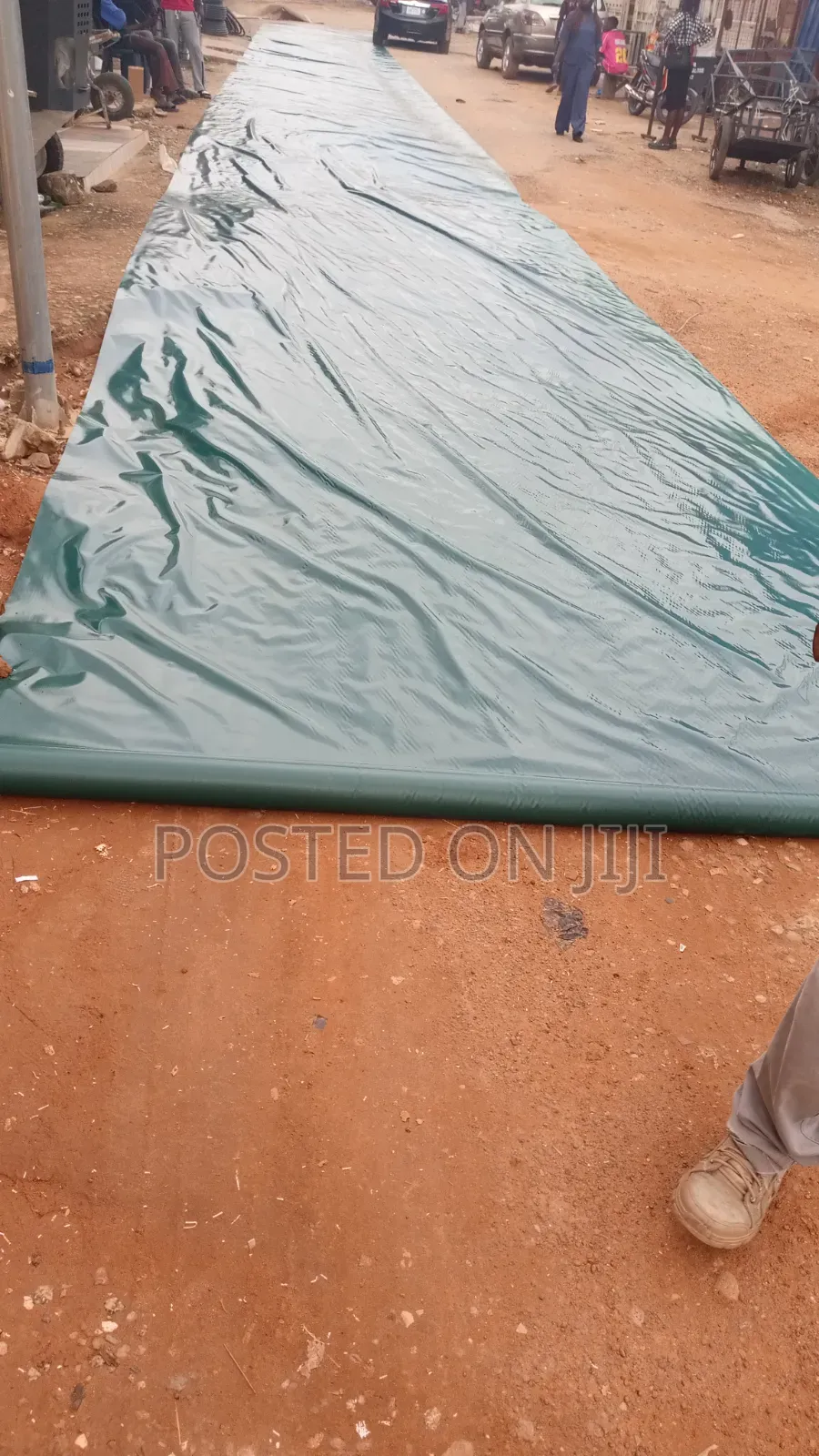 Green Tarpaulin Per Yard