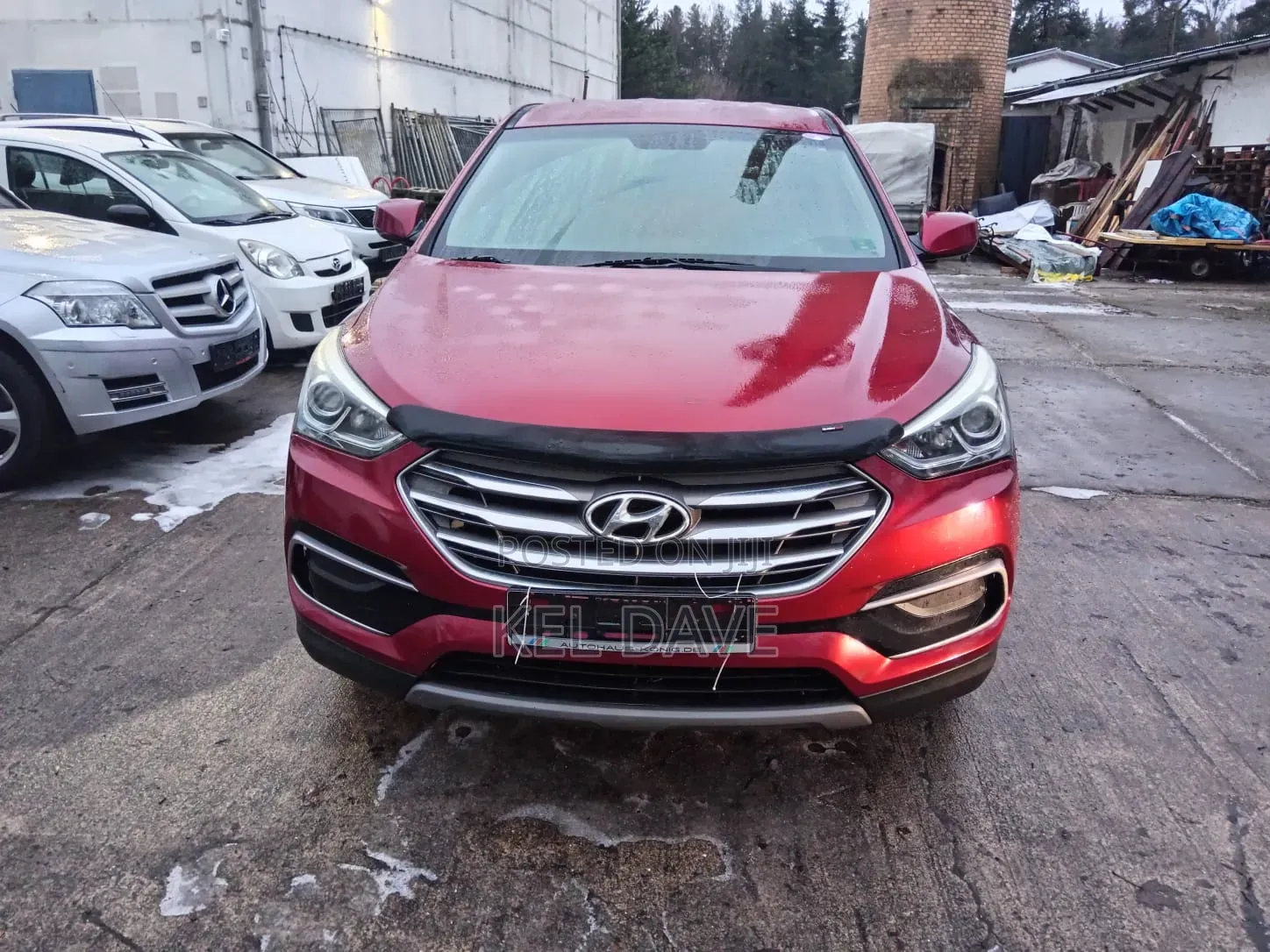 Hyundai Santa Fe 2017 Red