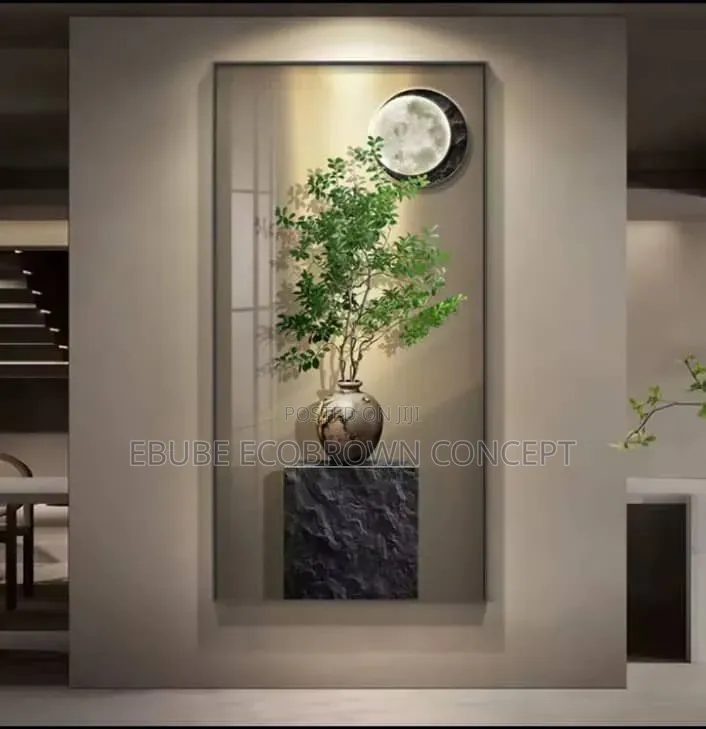 Latest Design Luxury Wall Art LED Frame Interior Decor Lighting 60x120