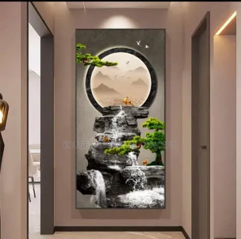 Latest Design Luxury Wall Art LED Frame Interior Decor Lighting 60x120