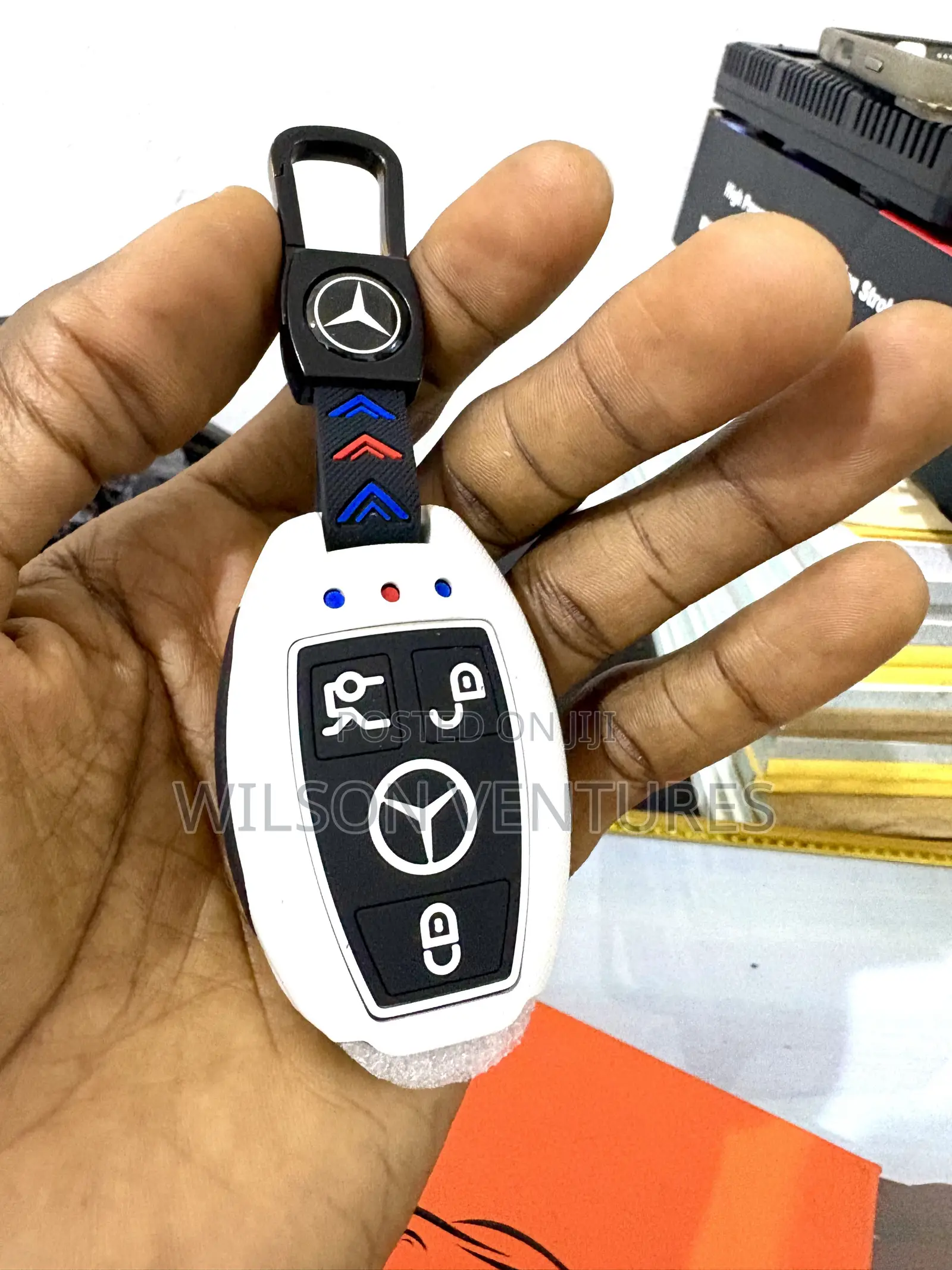 Mercedes Benz Plastic Key Pouch