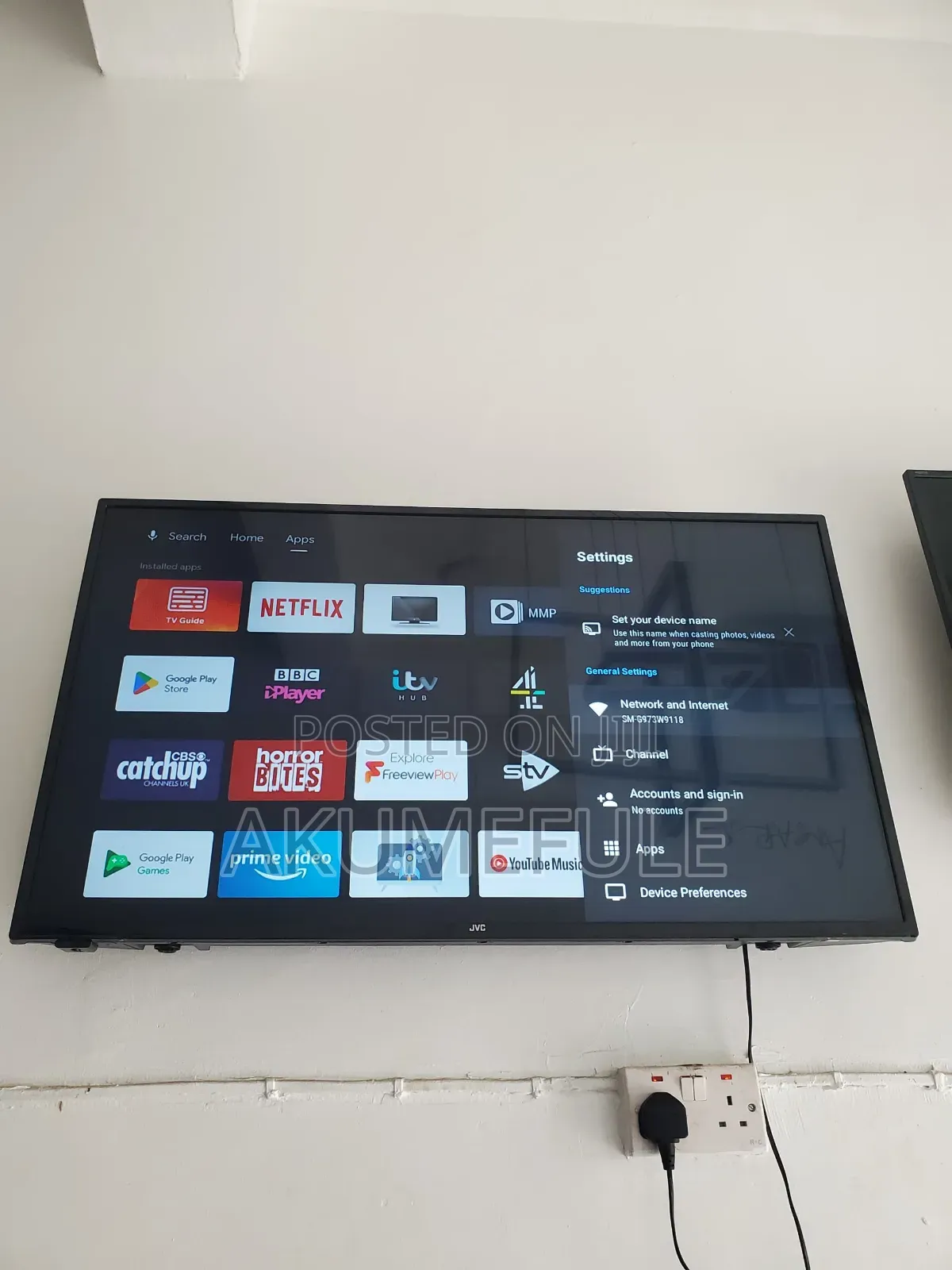 JVC Android TV 43 Inches Display