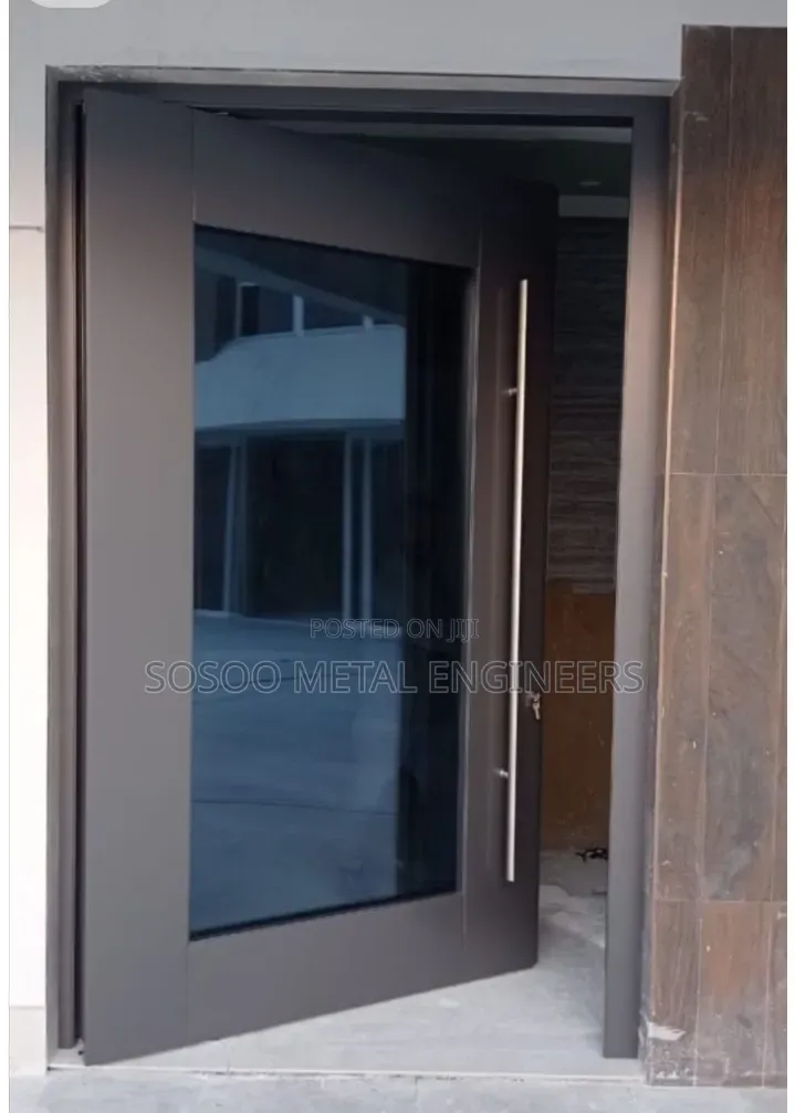 Dark Glass Door