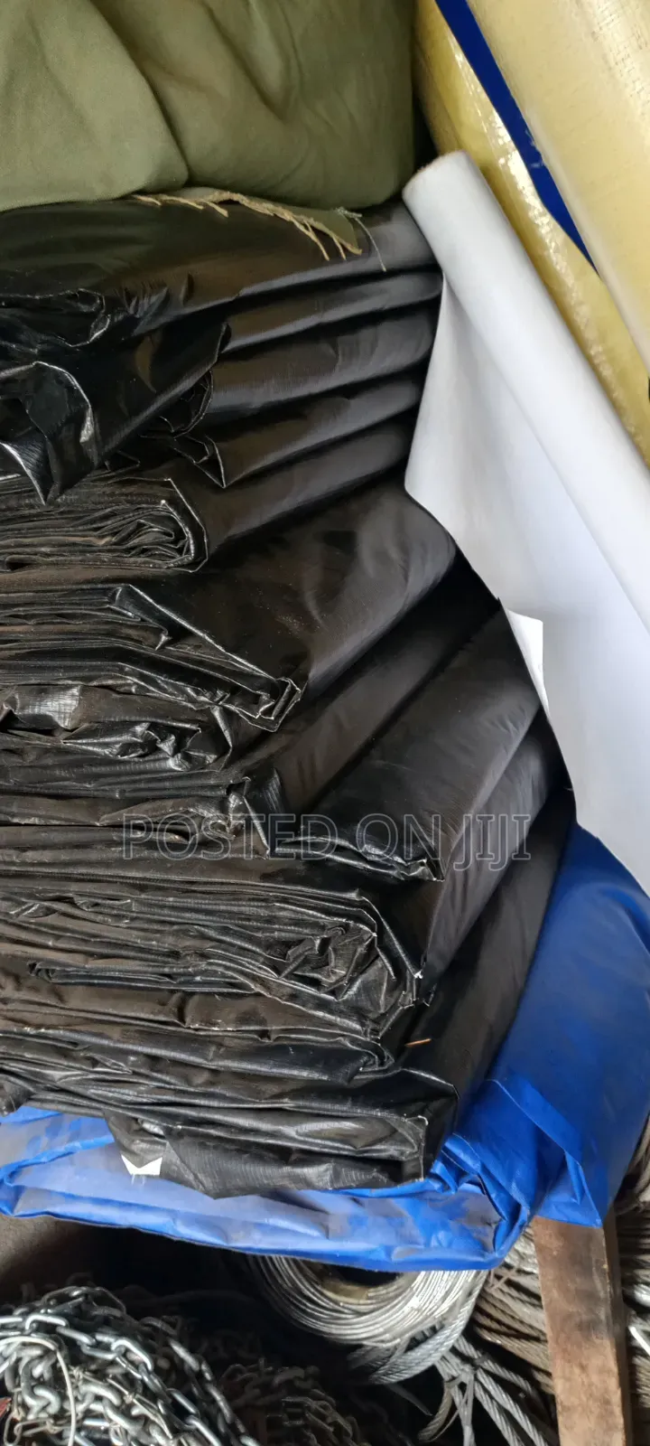 Black and White Tarpaulin