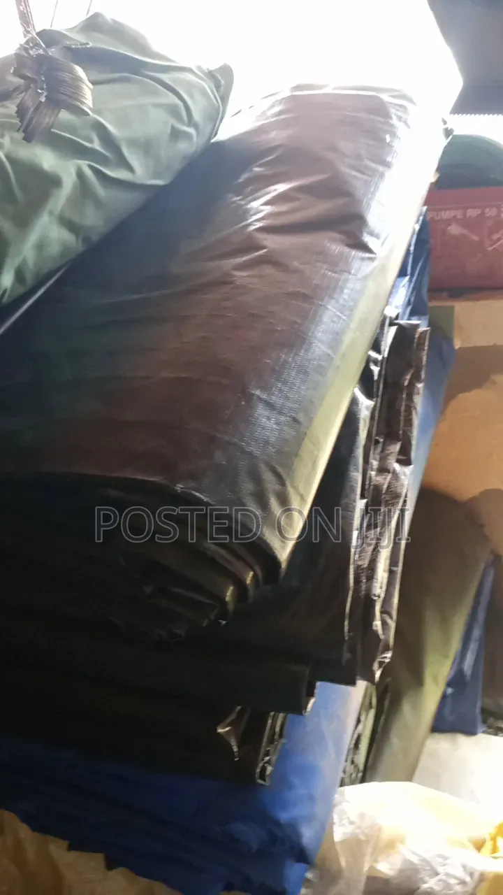 Black and White Tarpaulin