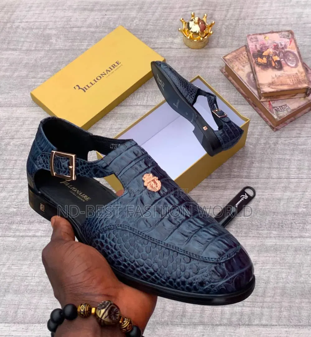 Billionaire Leather Shoe Sandals