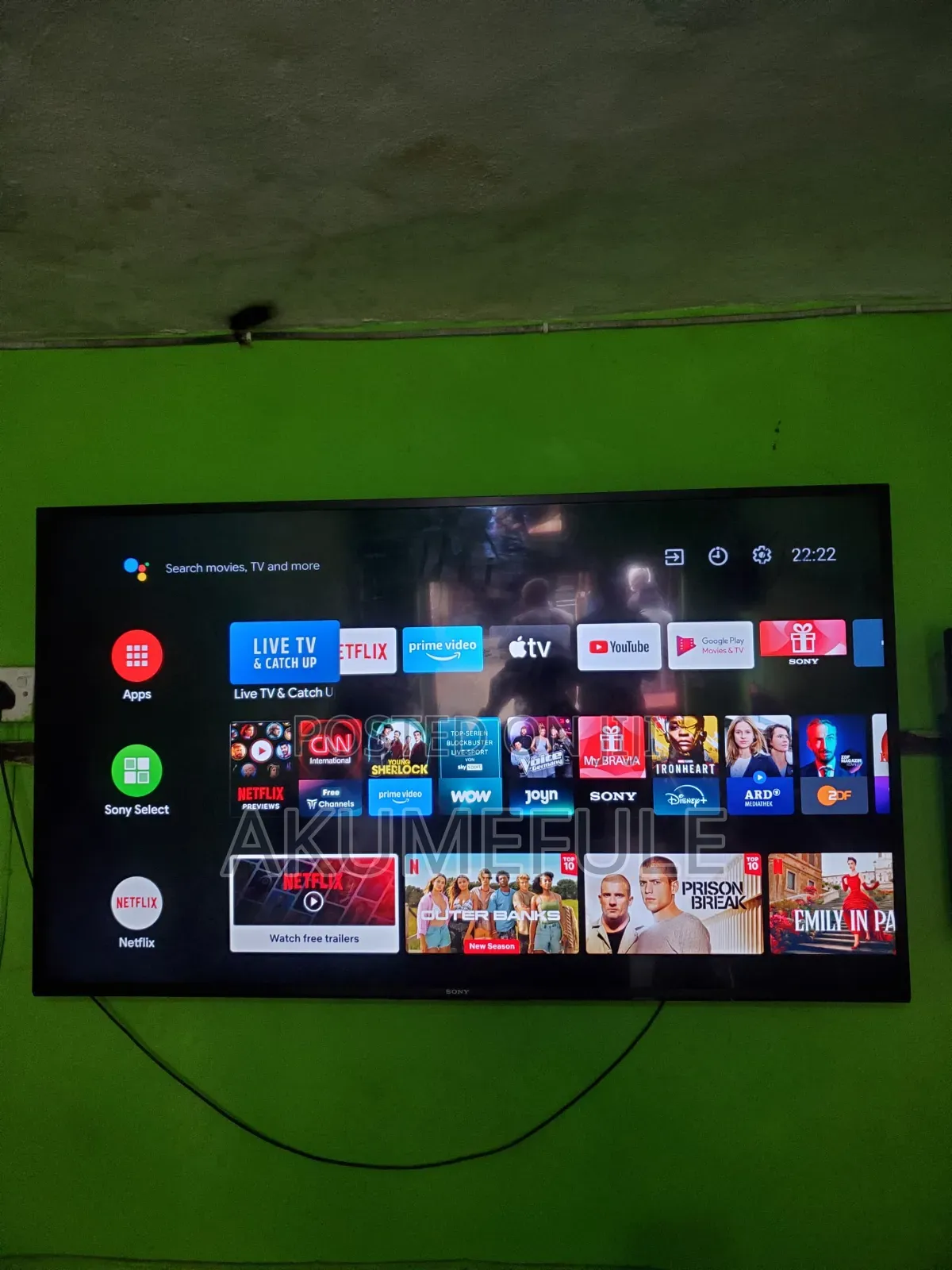 Sony Android TV 55 Inches Display