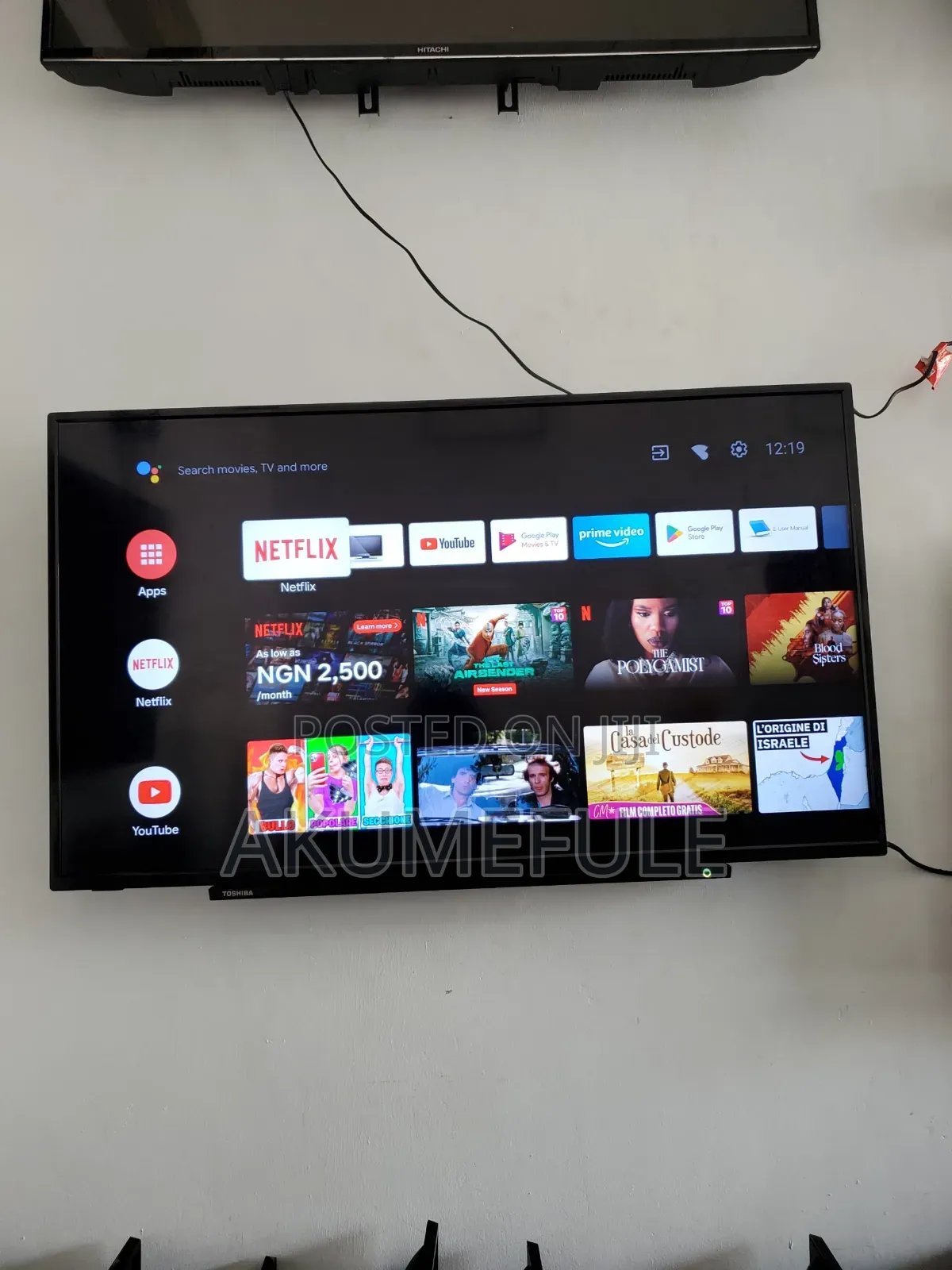 Toshiba Android TV 43 Inches Display With Free Netflix Account