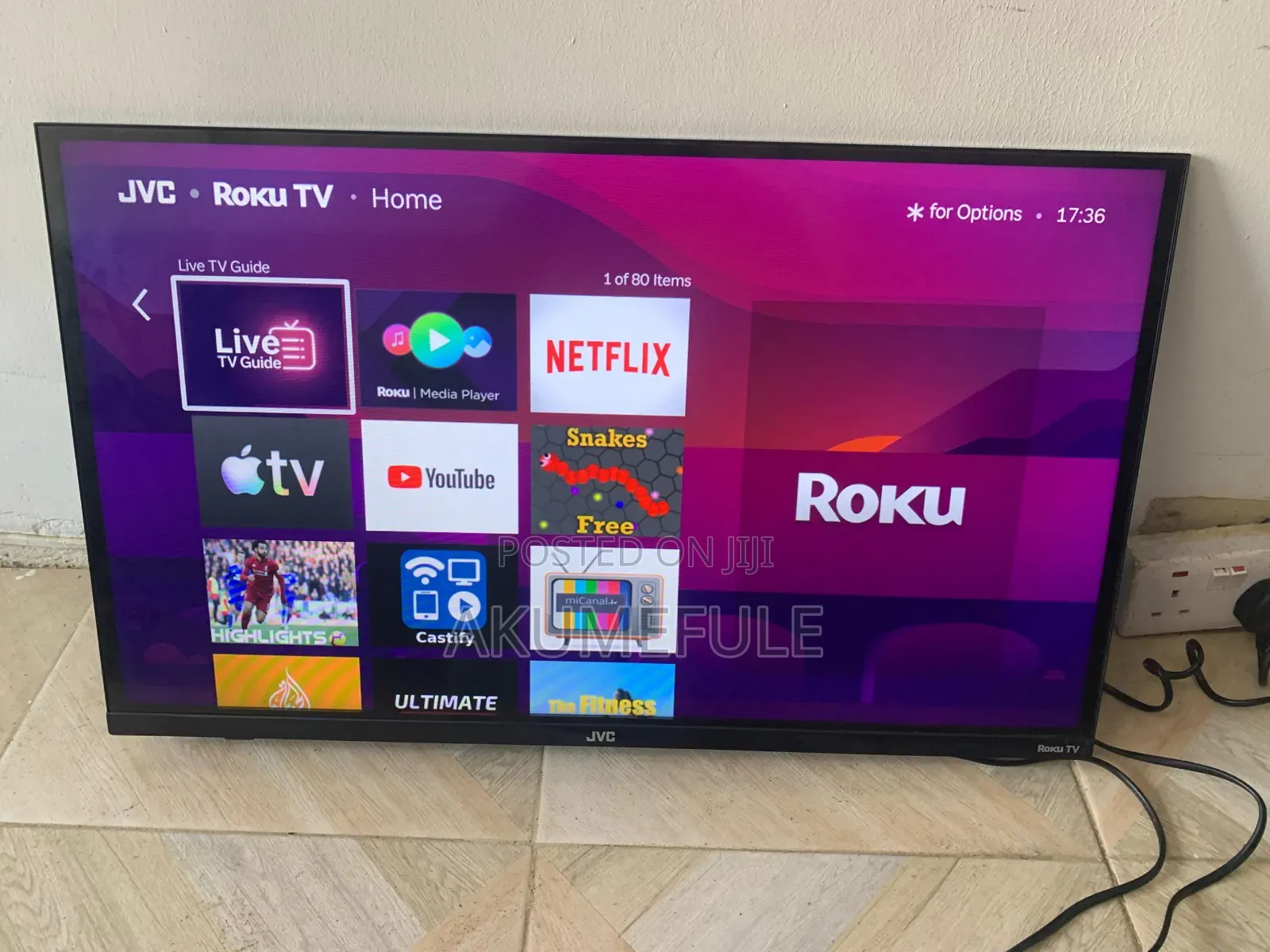 JVC Roku Smart TV 32 Inches