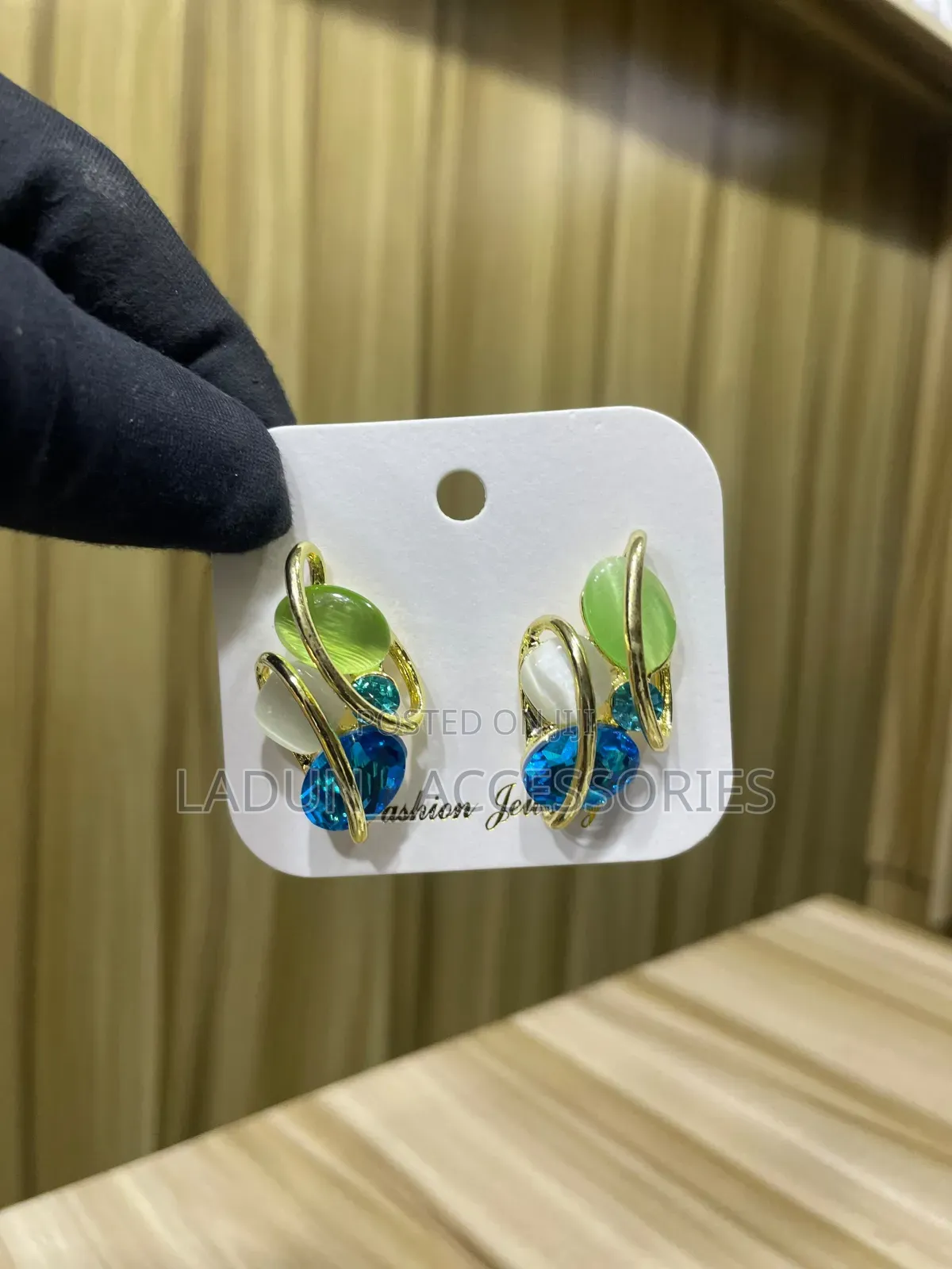 Gold Plated Geometric Earrings