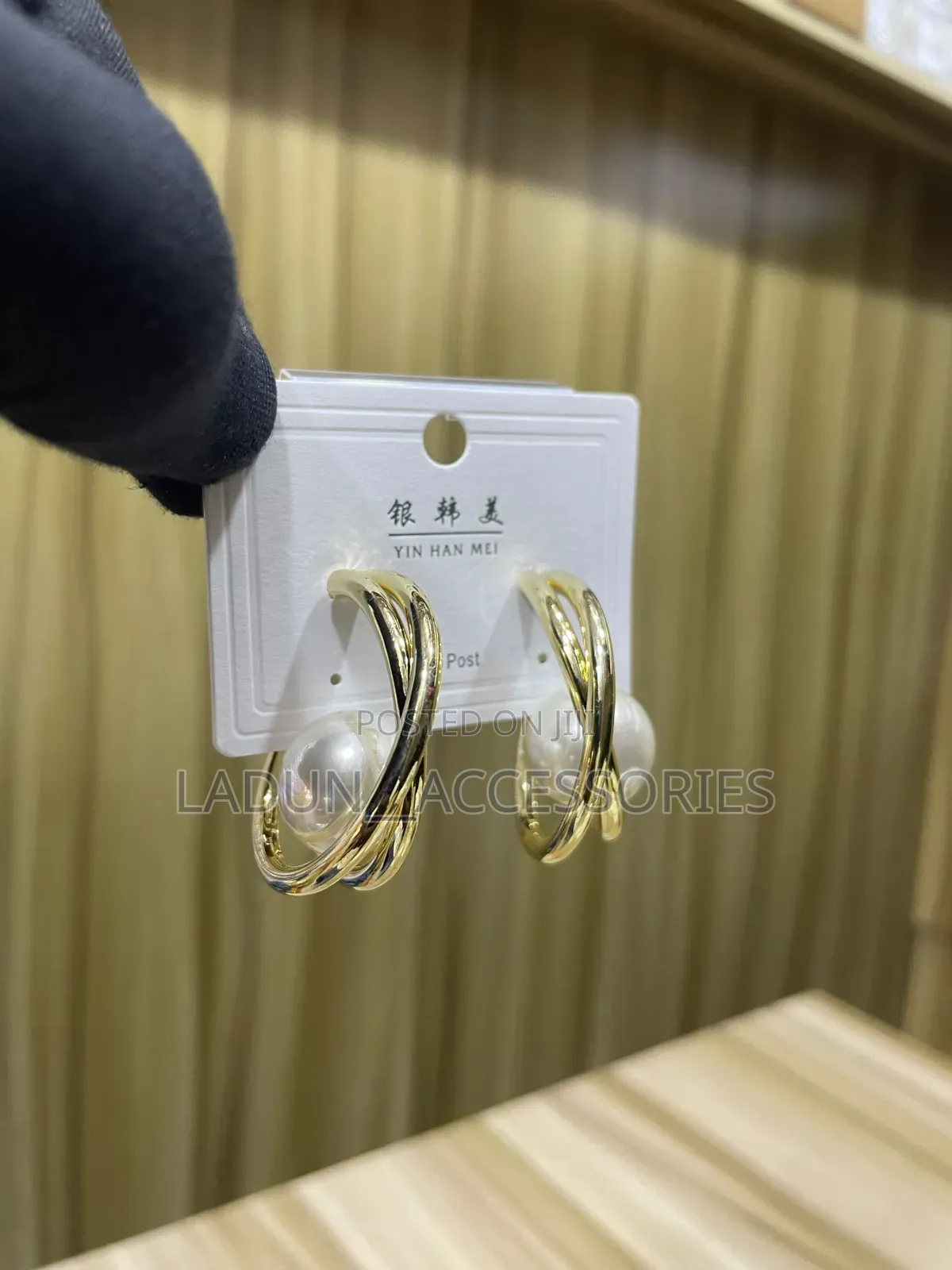 Gold Plated Geometric Earrings