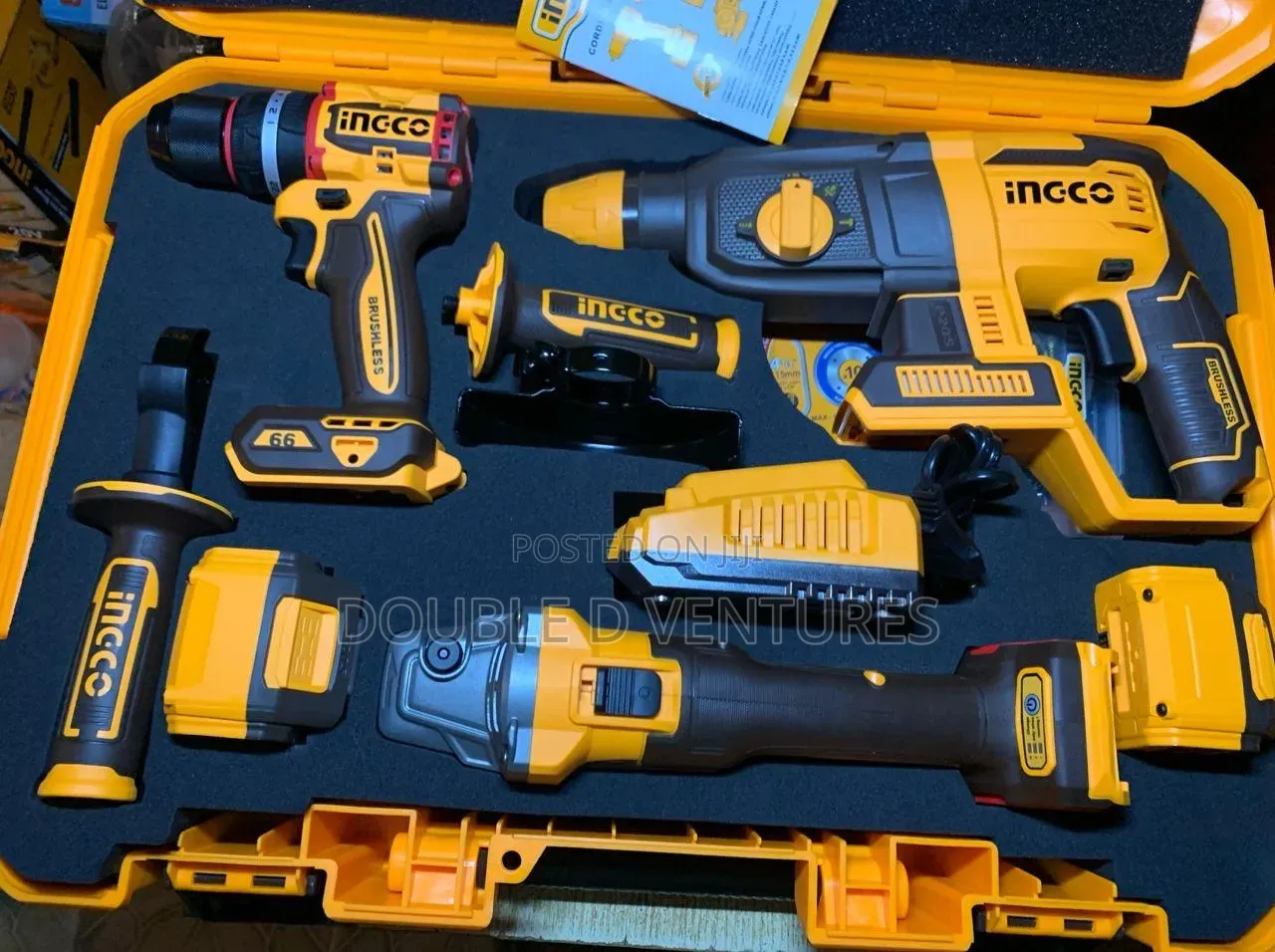 Ingco 3in1 Cordless Combo Kits Machine