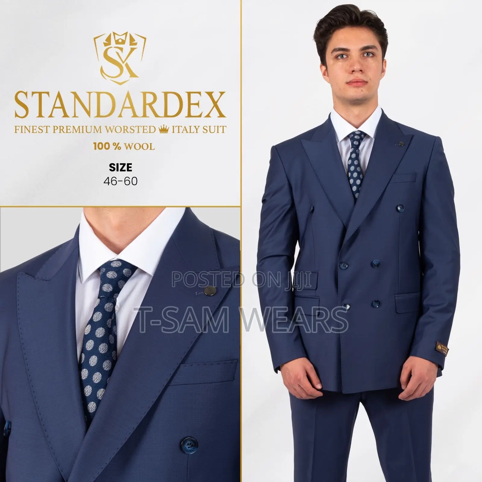 Standerdex Premium Italian Double Breasted Suit