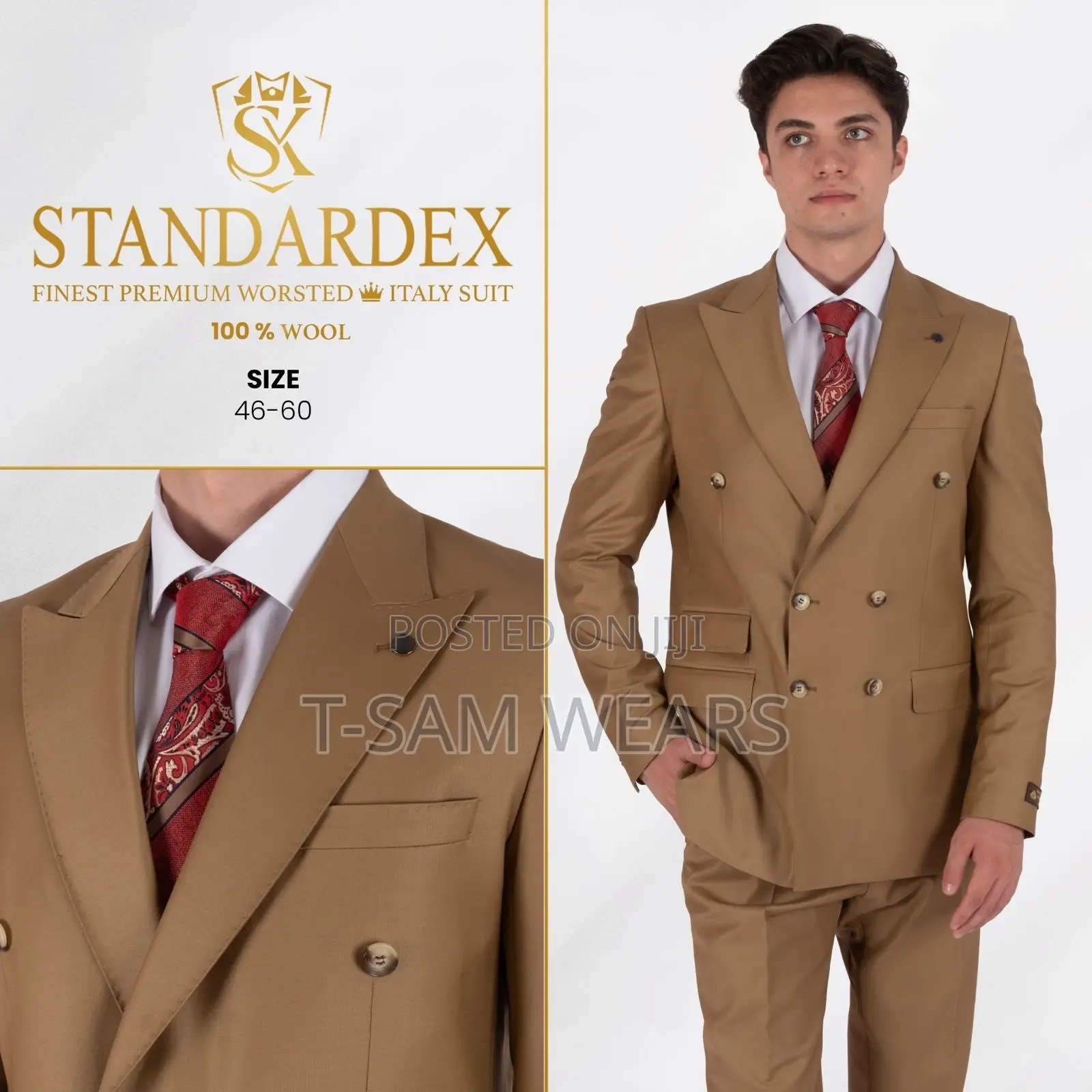 Standerdex Premium Italian Double Breasted Suit