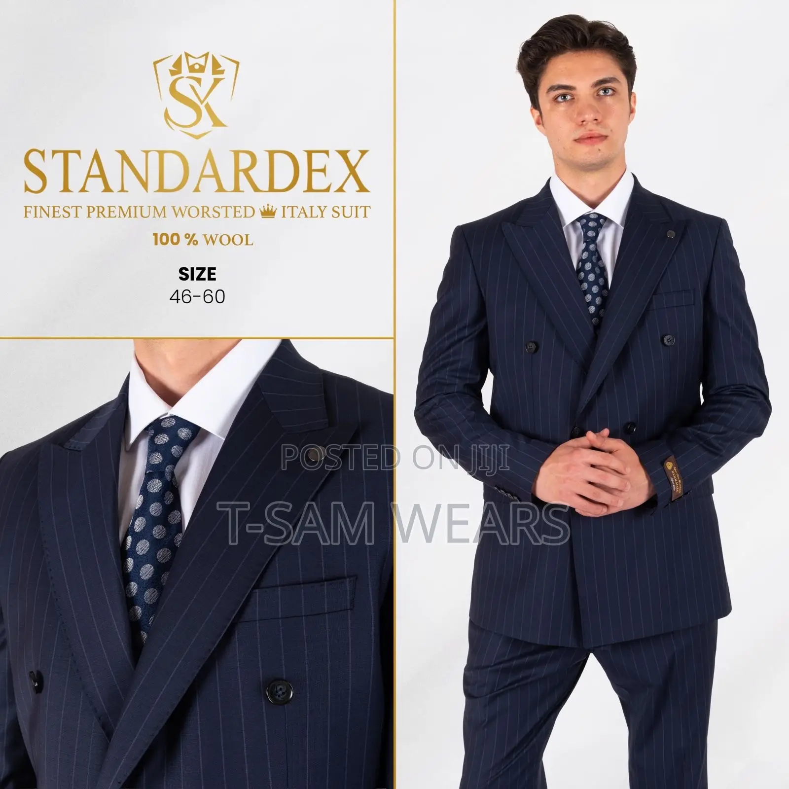 Standerdex Premium Italian Double Breasted Suit