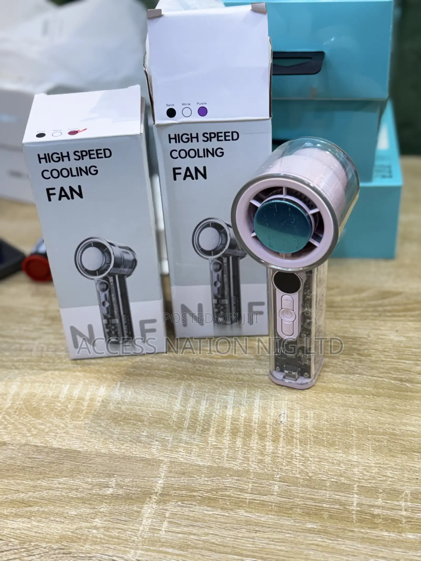 Ultimate Ice Cool Turbo Cooling Handheld Fan USB Charging Ice Cooling