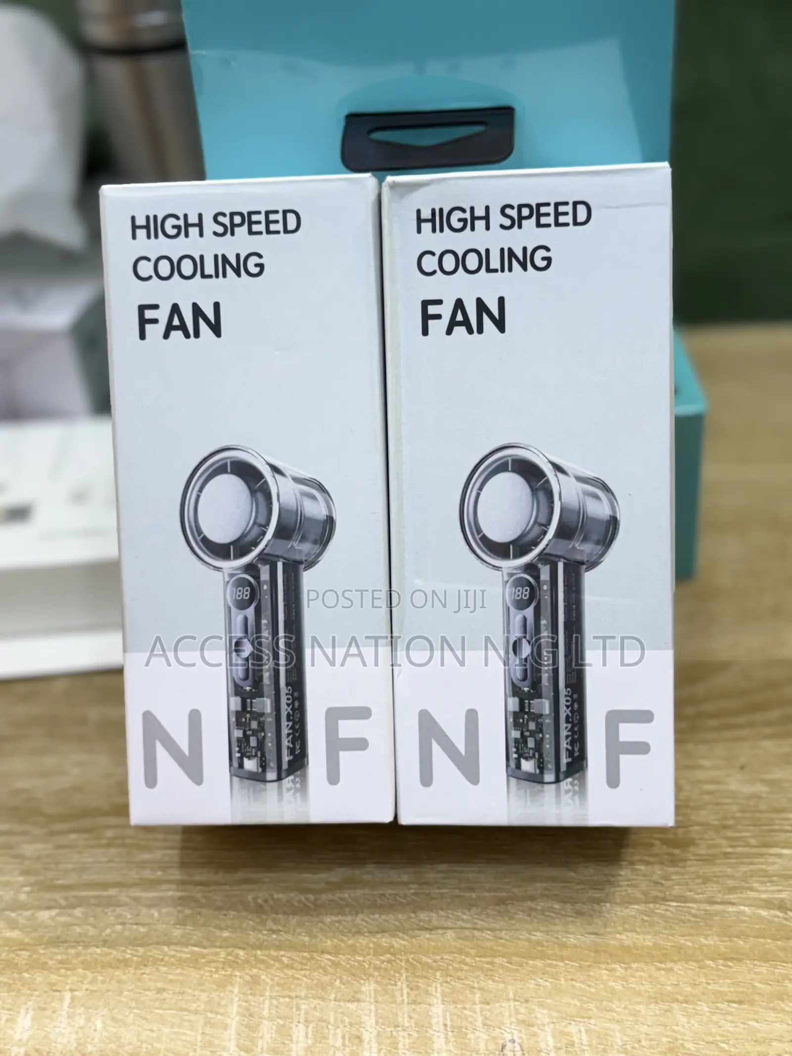 Ultimate Ice Cool Turbo Cooling Handheld Fan USB Charging Ice Cooling
