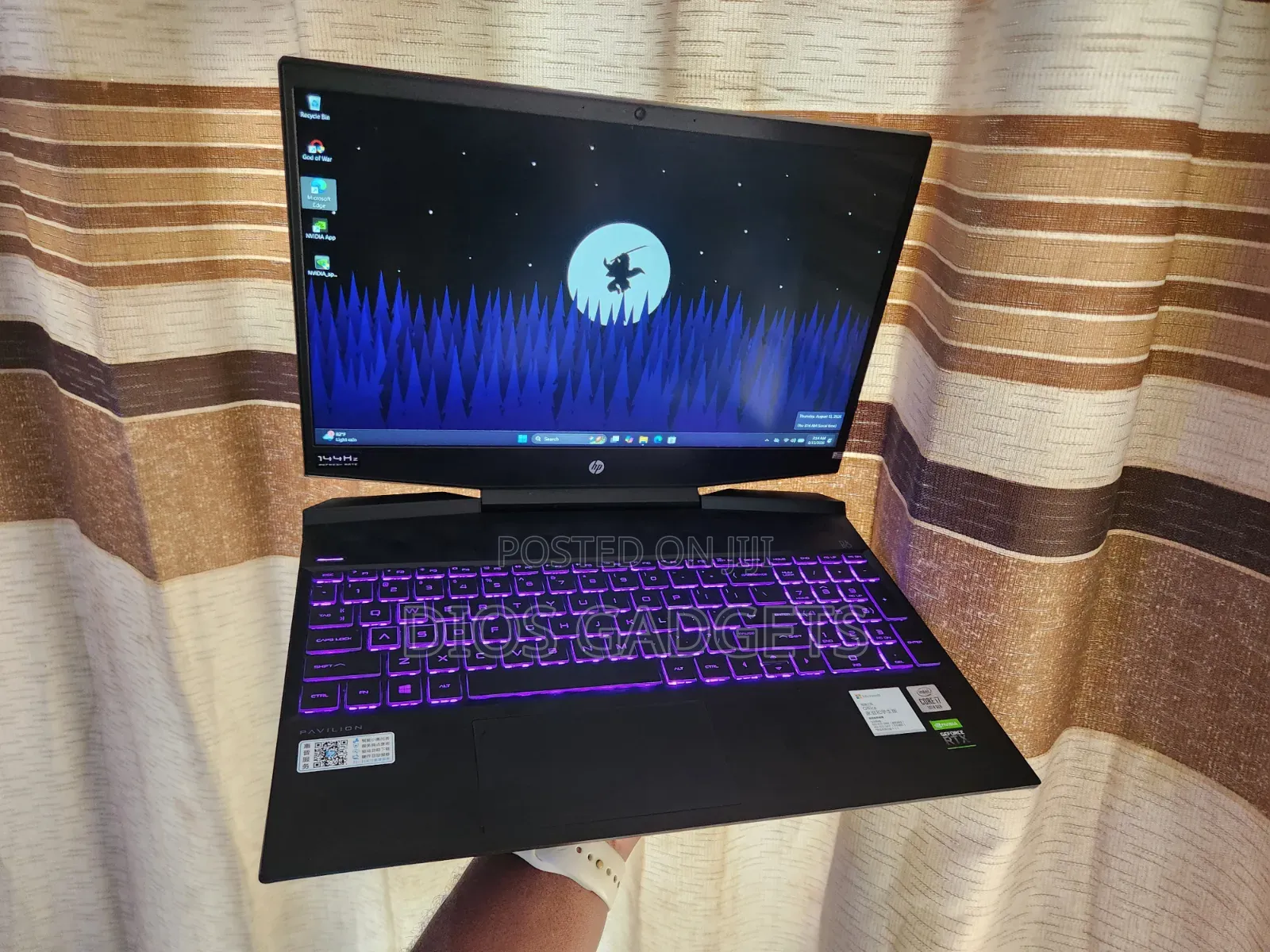 Laptop HP Pavilion Gaming Laptop 15-dk2xxx 16GB Intel Core i7 SSD 512GB