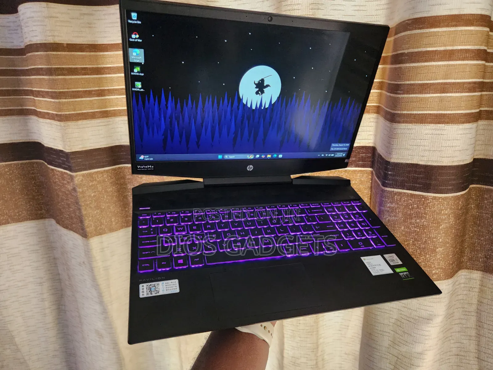 Laptop HP Pavilion Gaming Laptop 15-dk2xxx 16GB Intel Core i7 SSD 512GB